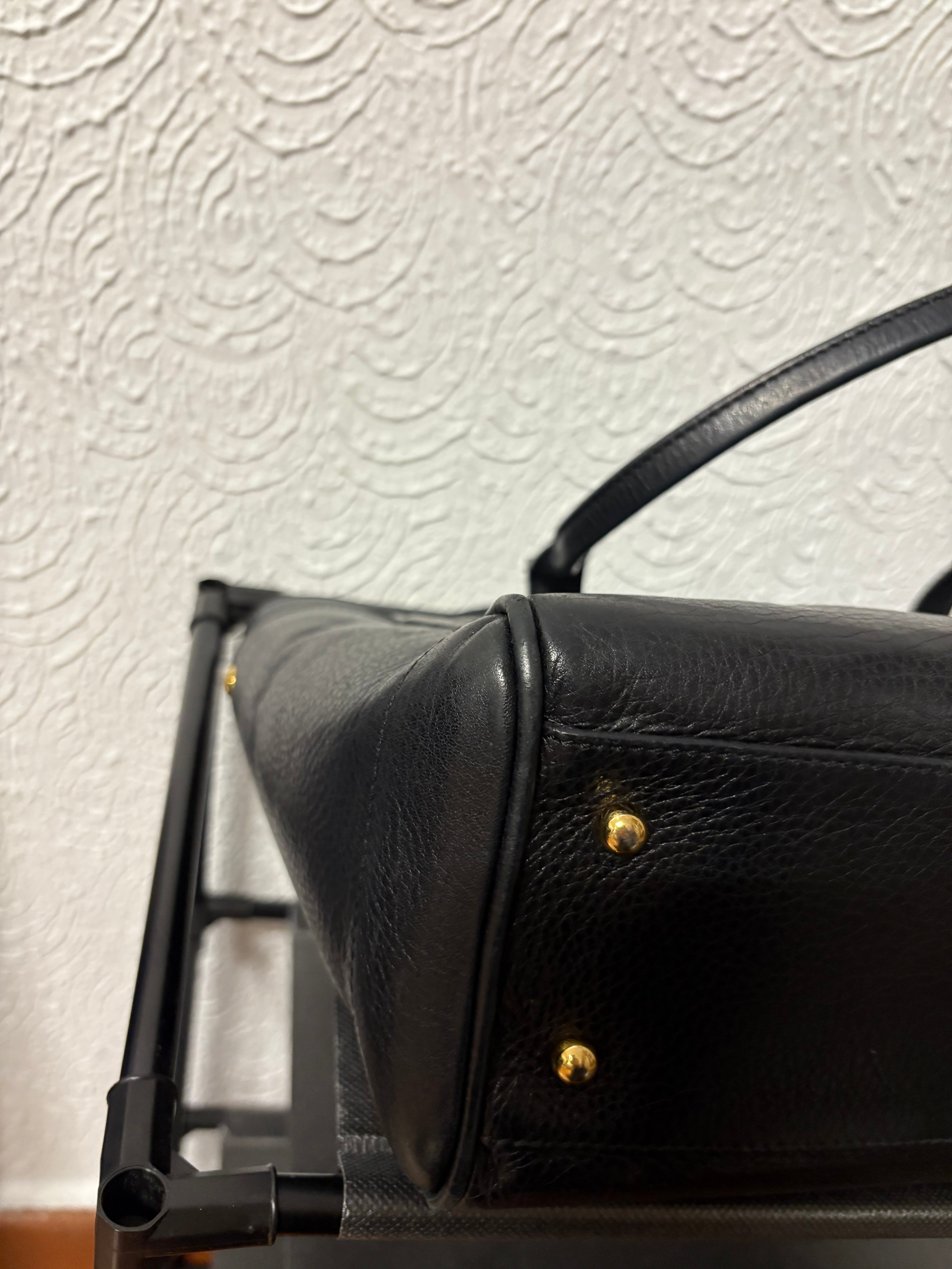 Loewe heritage tote negra vintage