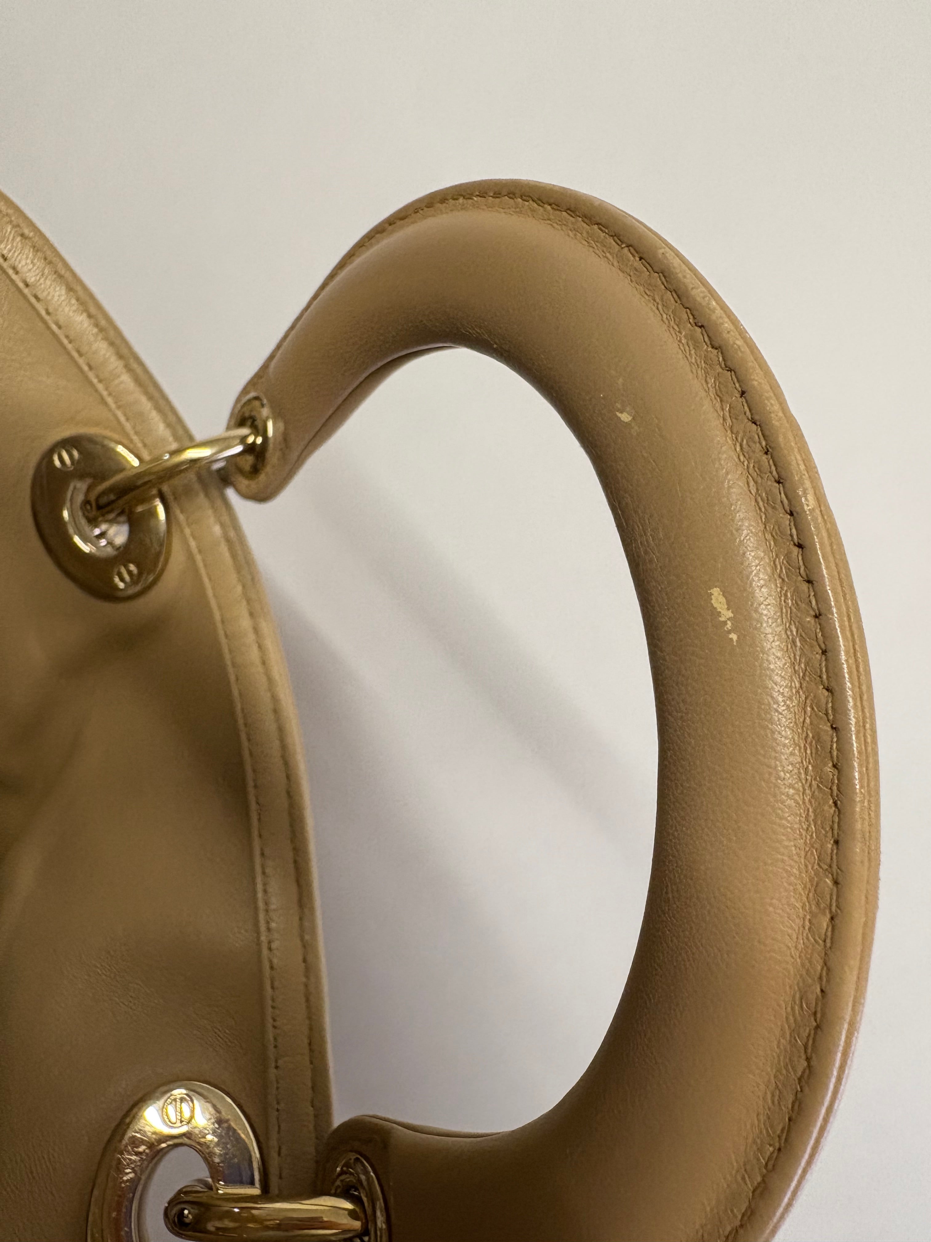 Dior Granville large tote beige camel bandolera