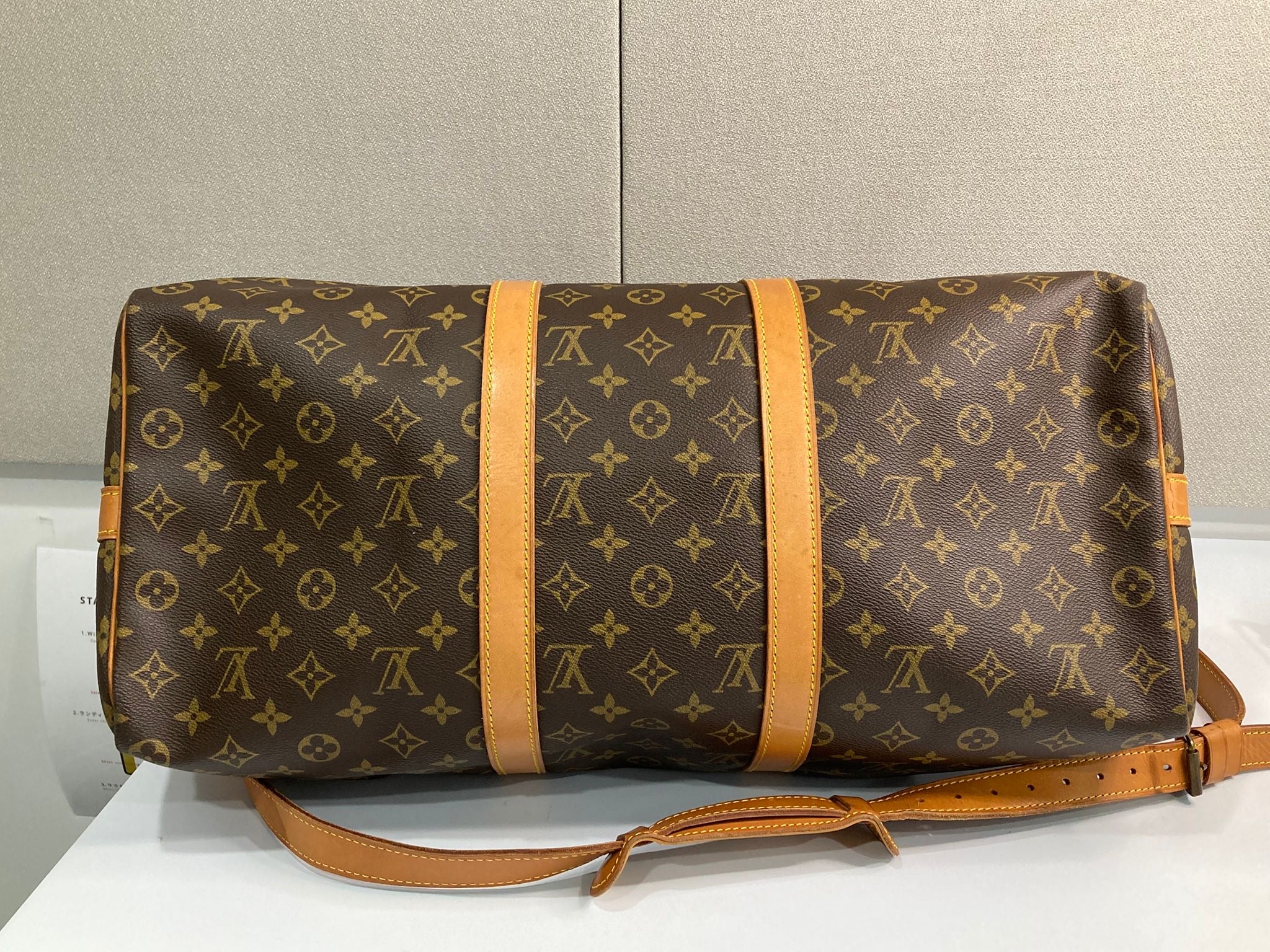 Louis Vuitton Keepall 50 bandolera canvas monogram