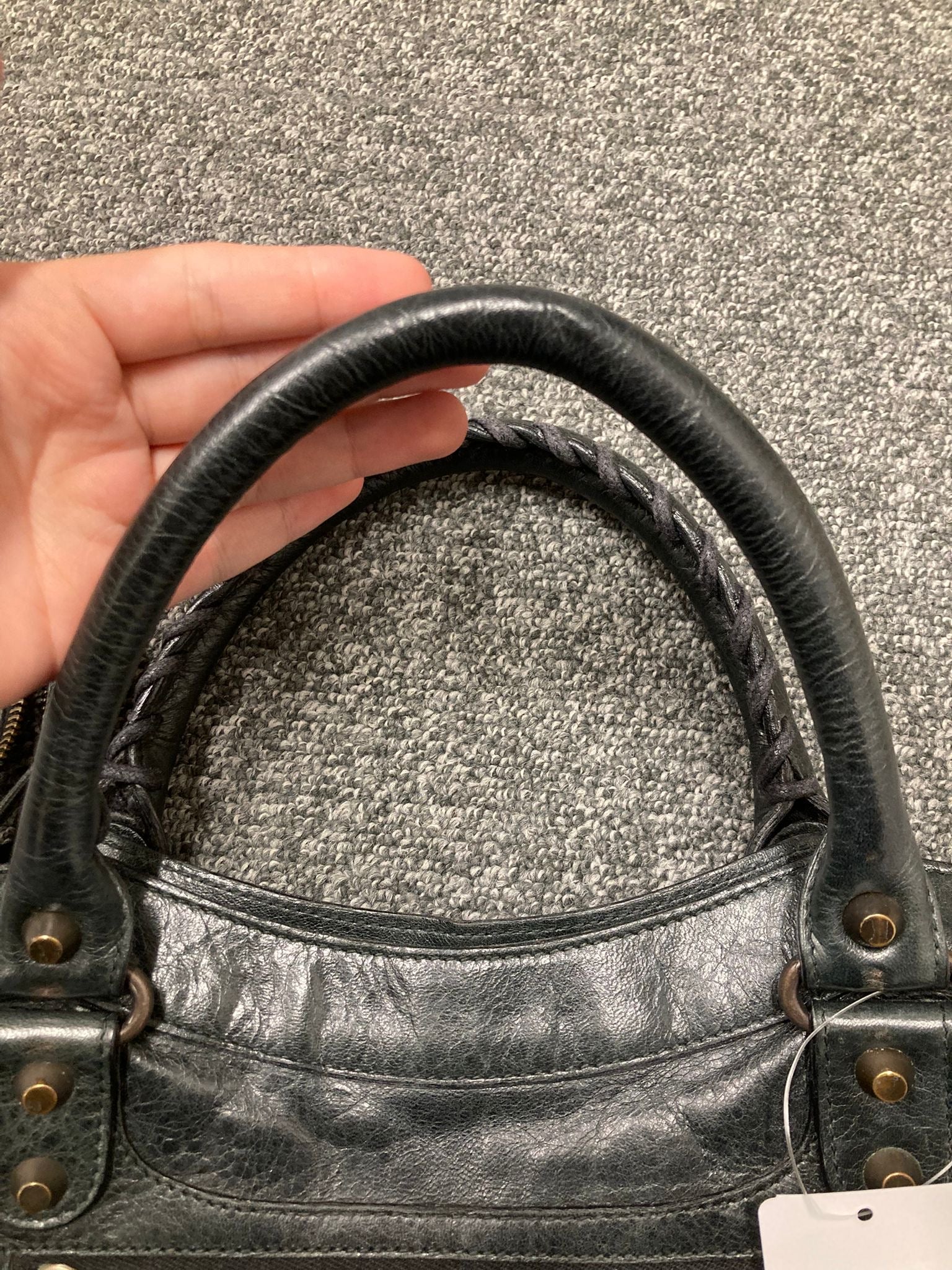 Balenciaga City Classic bandolera – Piel verde oscuro