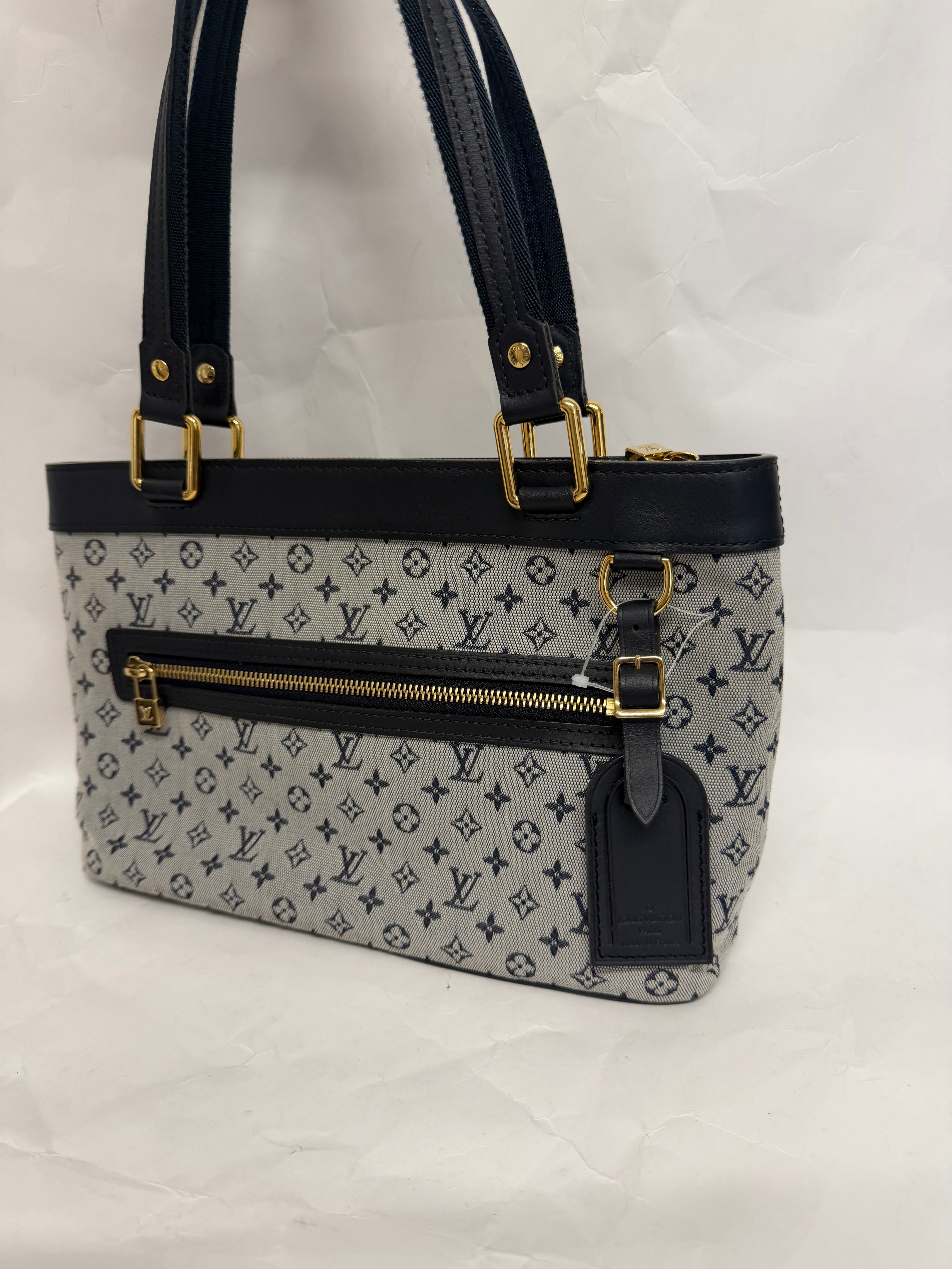 Louis Vuitton Mini Lin Lucille PM Navy