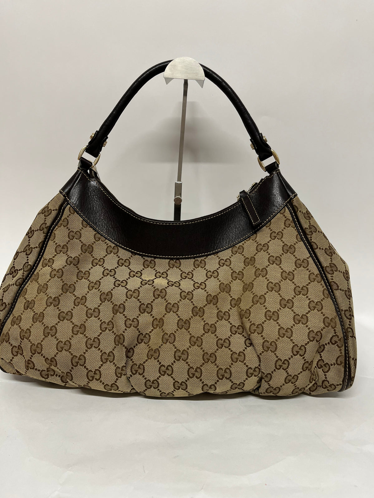 Gucci GG Canvas Abbey D-Ring Shoulder Bag