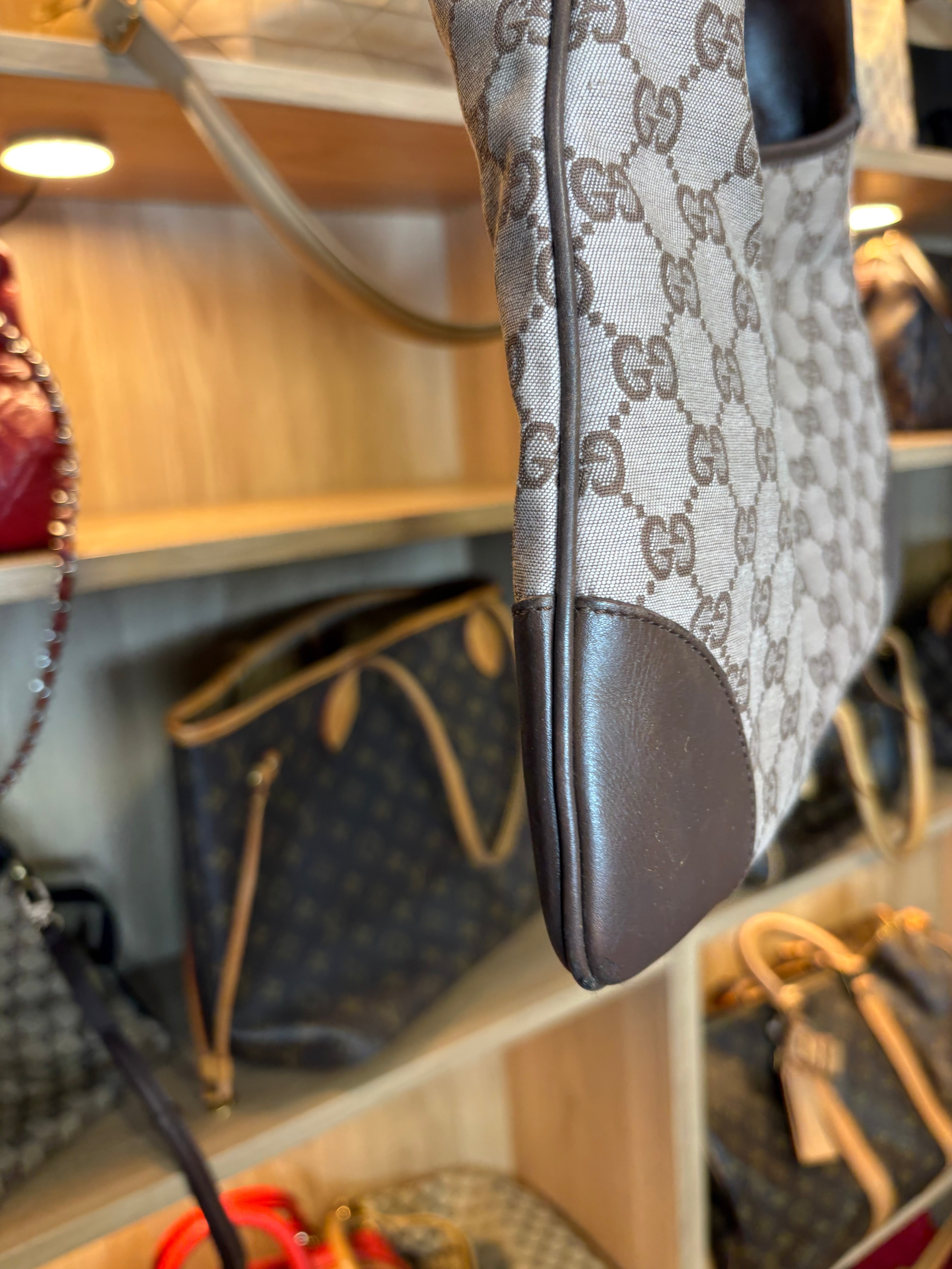 Gucci Jackie Vintage canvas marrón
