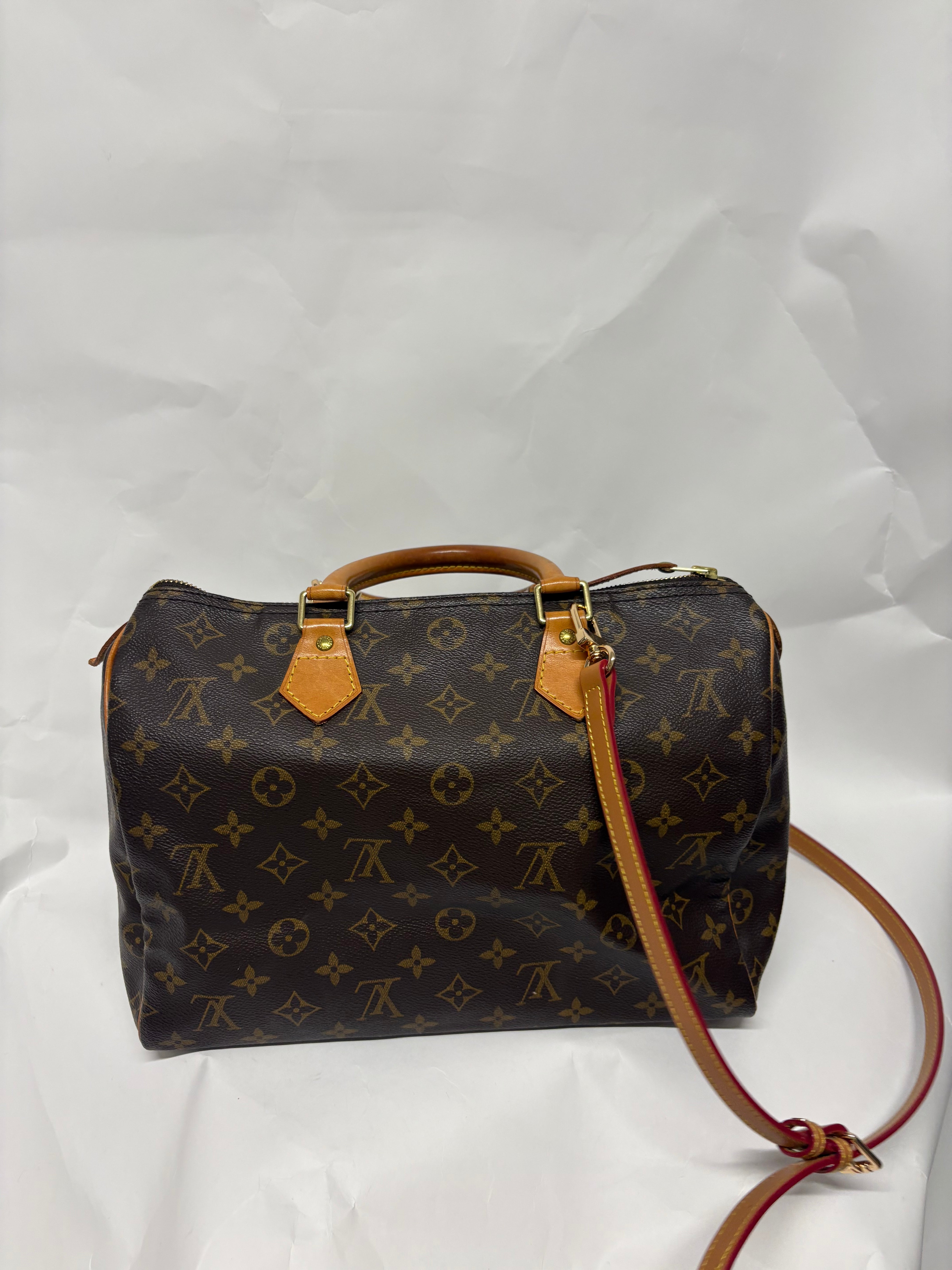 Louis Vuitton speedy 30 con bandolera extra