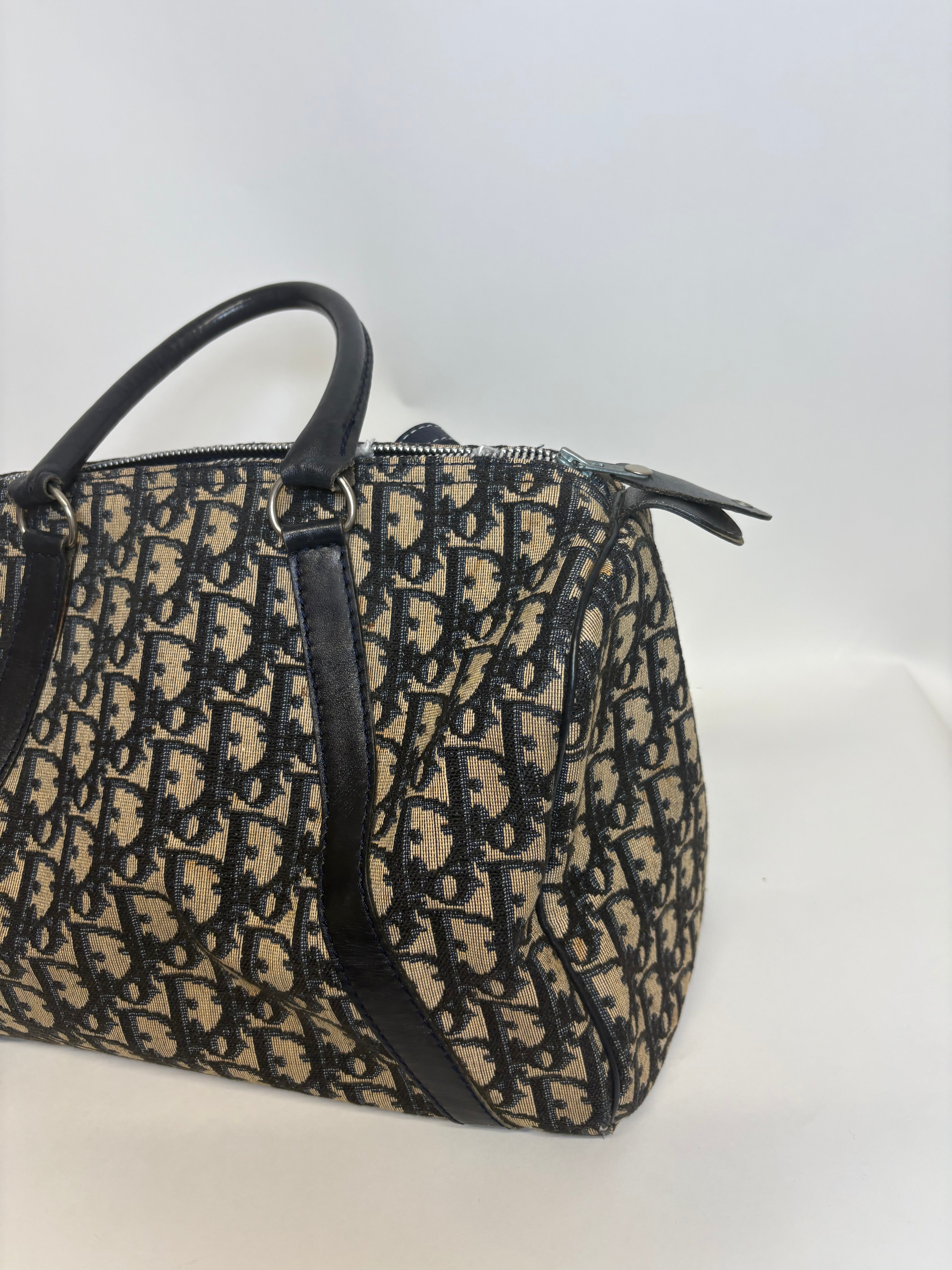 Christian Dior Bowling Trotter 30 Oblique Azul