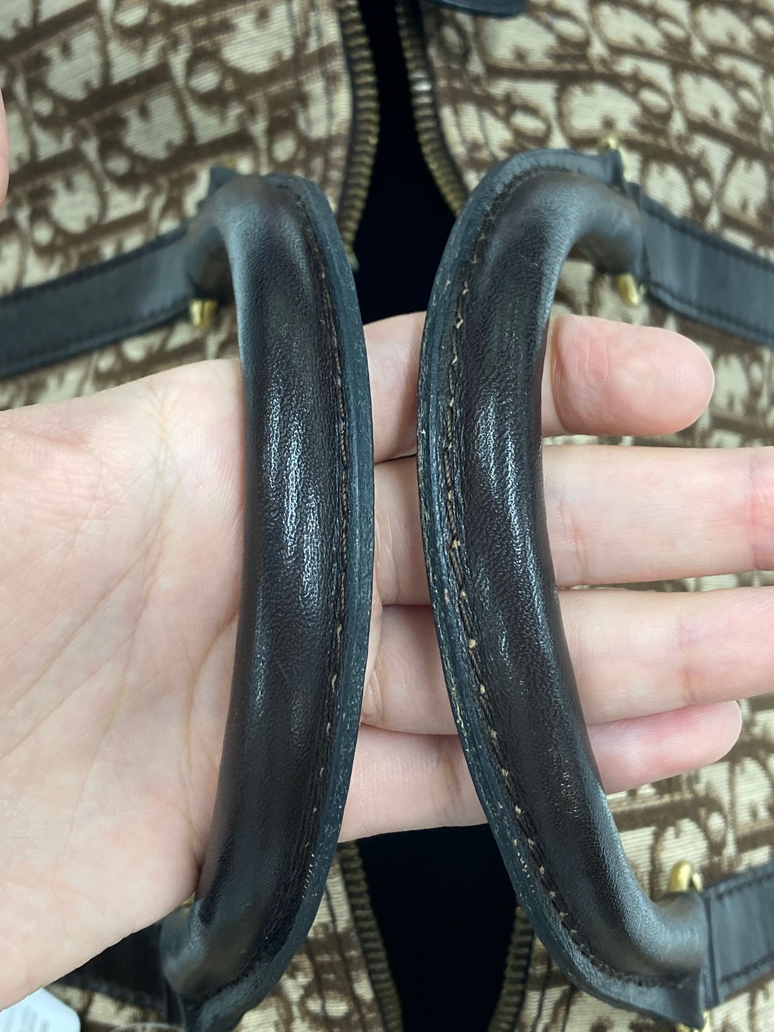 Dior trotter 40 vintage marrón