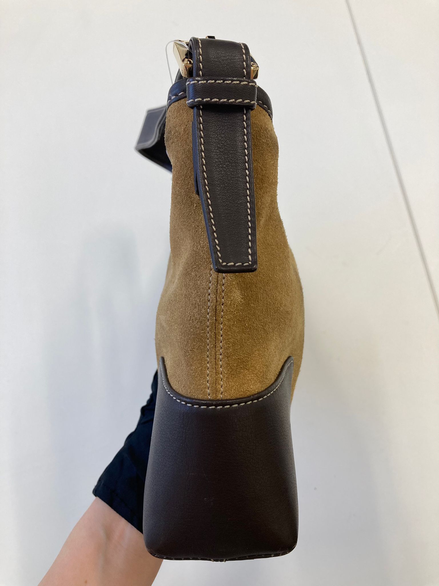 Loewe bolso hombro ante marrón vintage