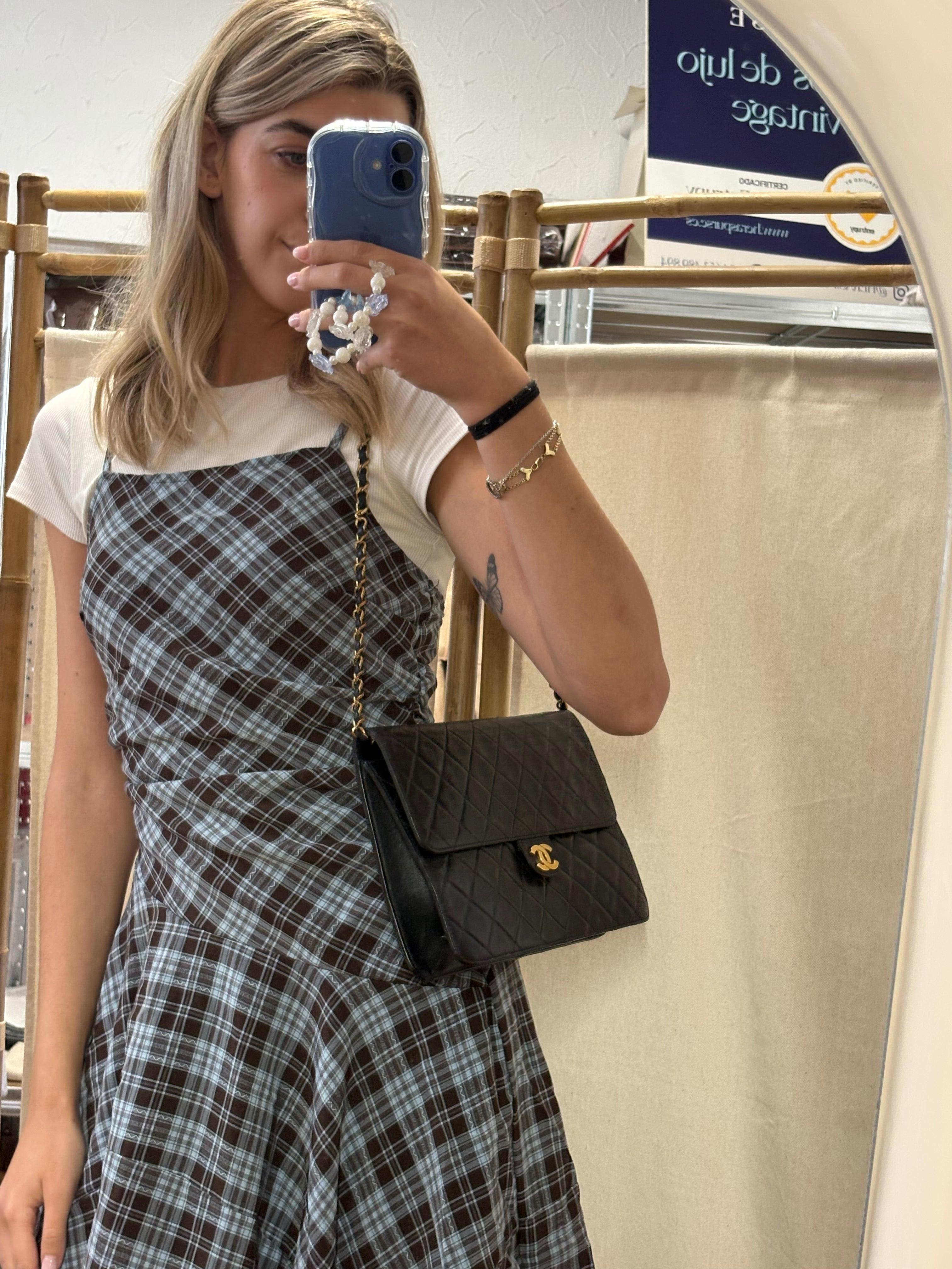 Chanel Timeless Matelassé Single Flap negra