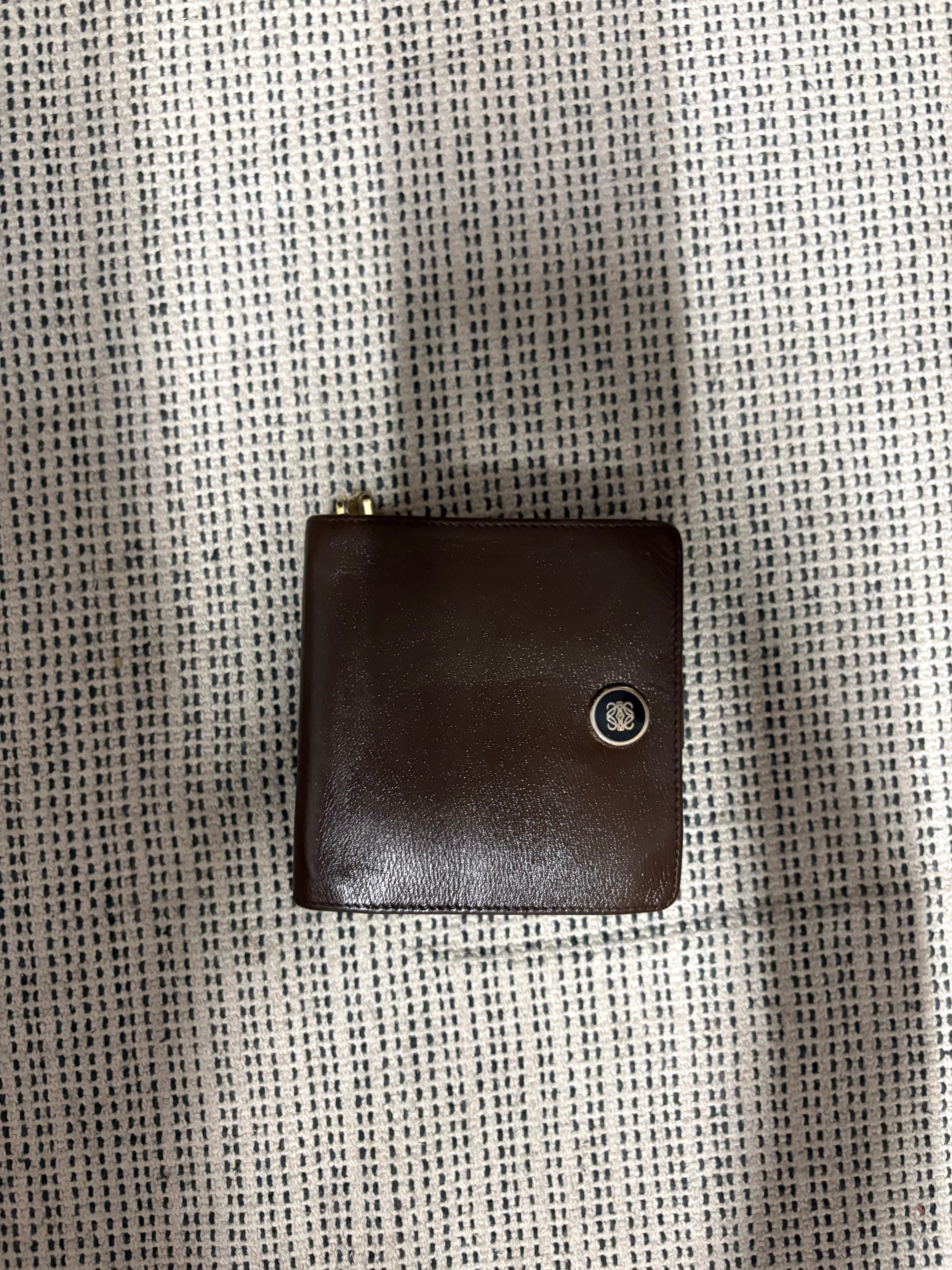 Loewe hobo vintage marron con cartera incluida