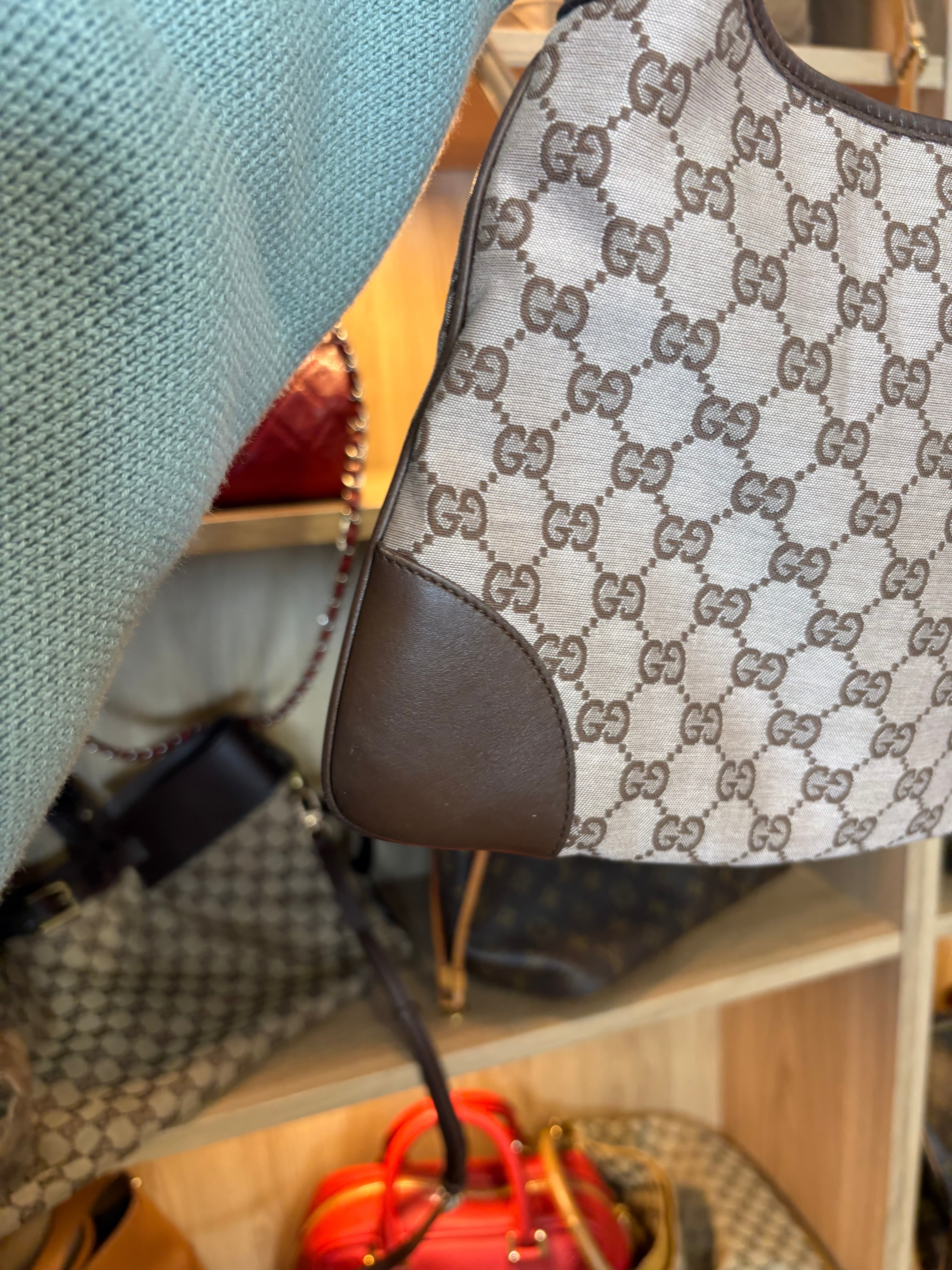 Gucci Jackie Vintage canvas marrón