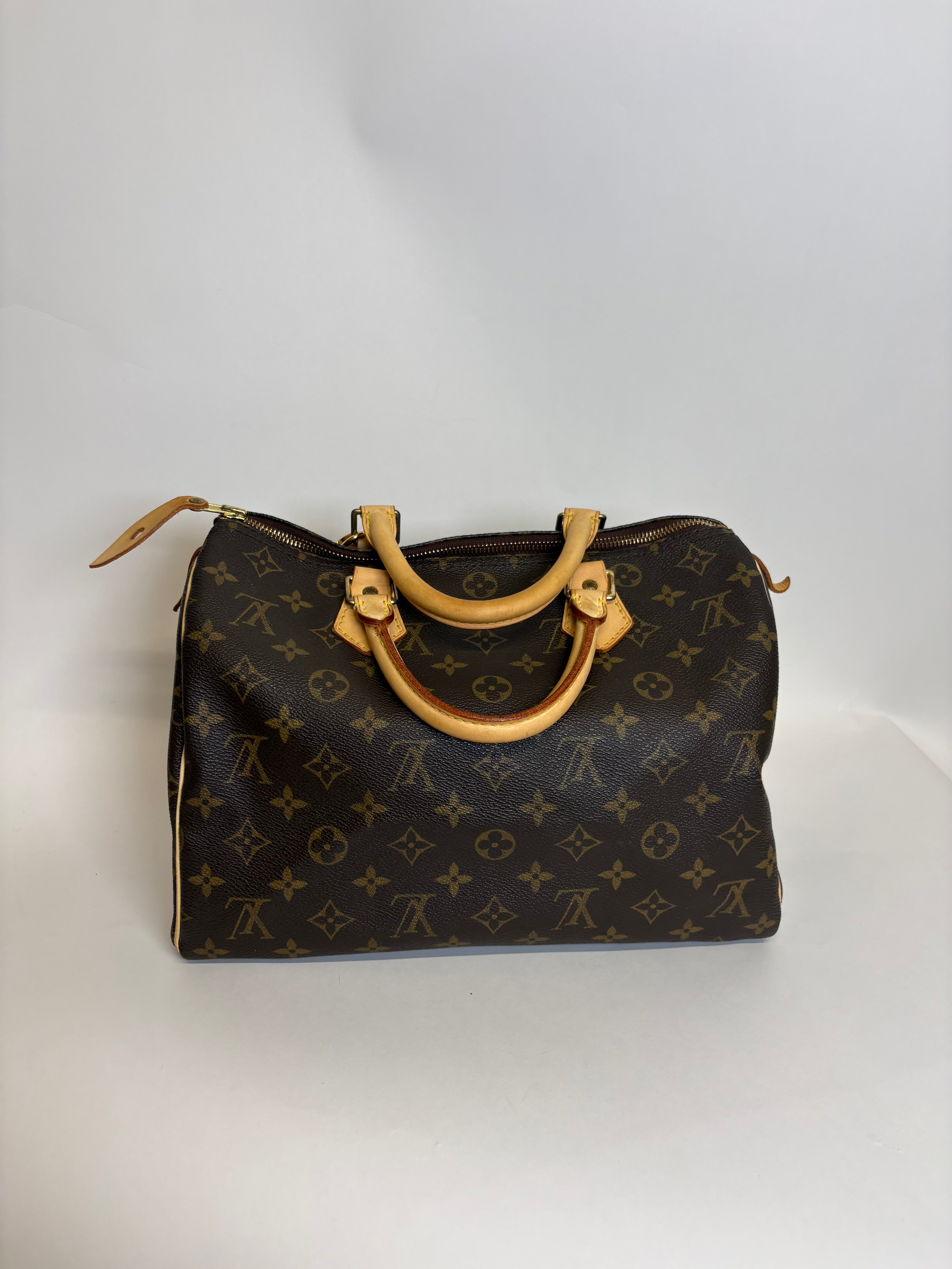 Louis Vuitton speedy 30 canvas monogram con bandolera extra