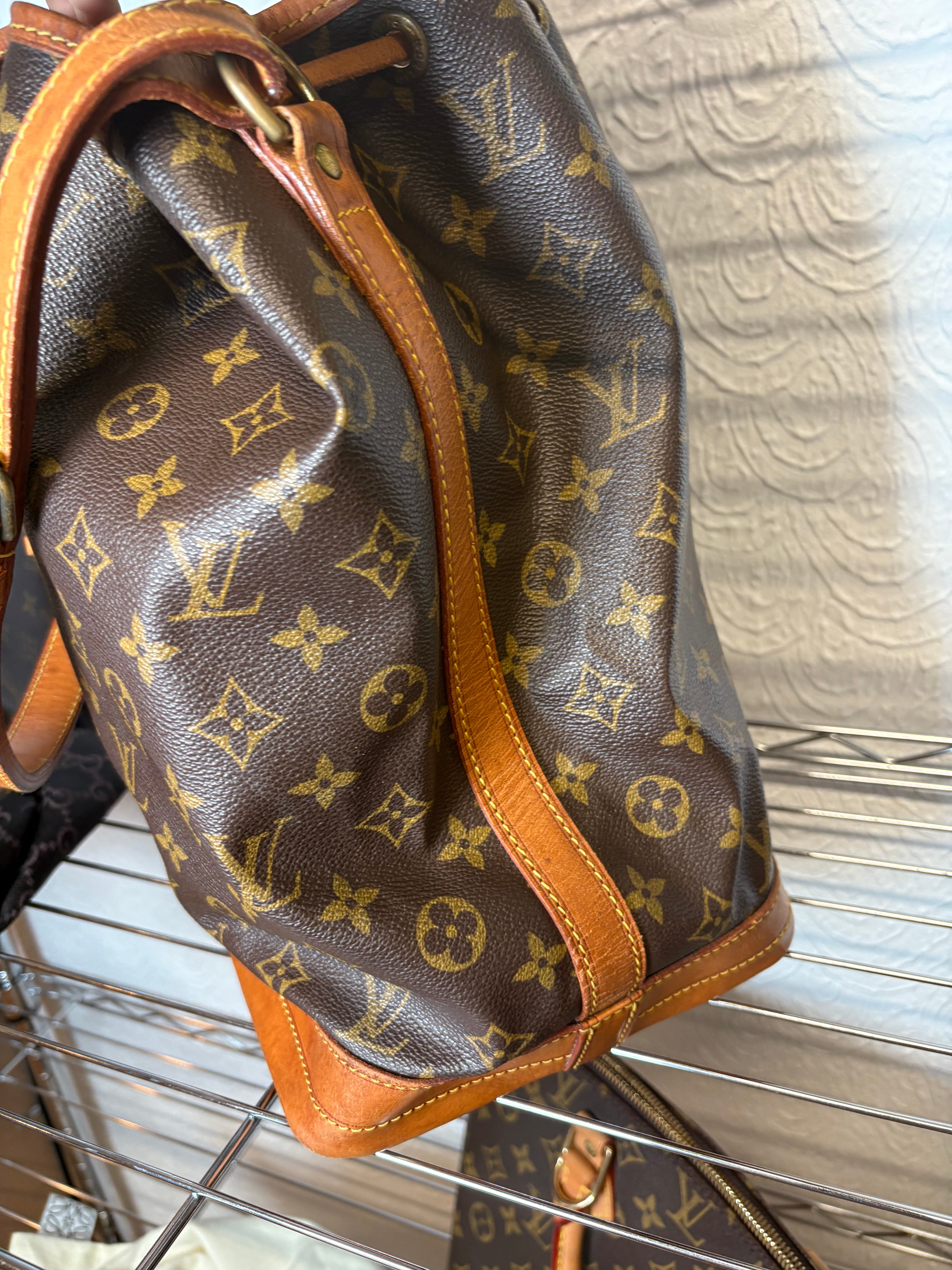 Louis Vuitton noè clásico vintage canvas monogram