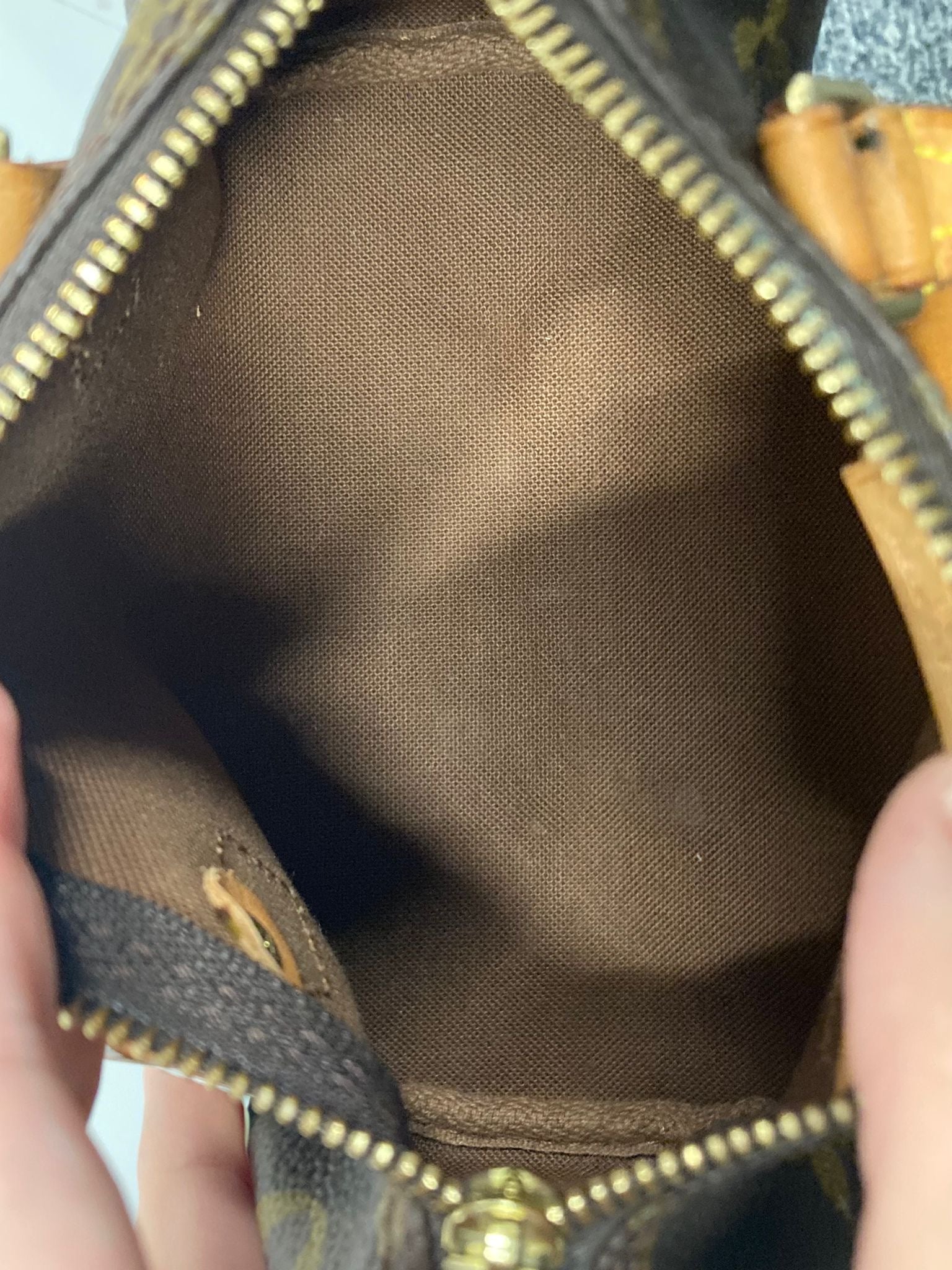 Louis Vuitton mini speedy canvas monogram
