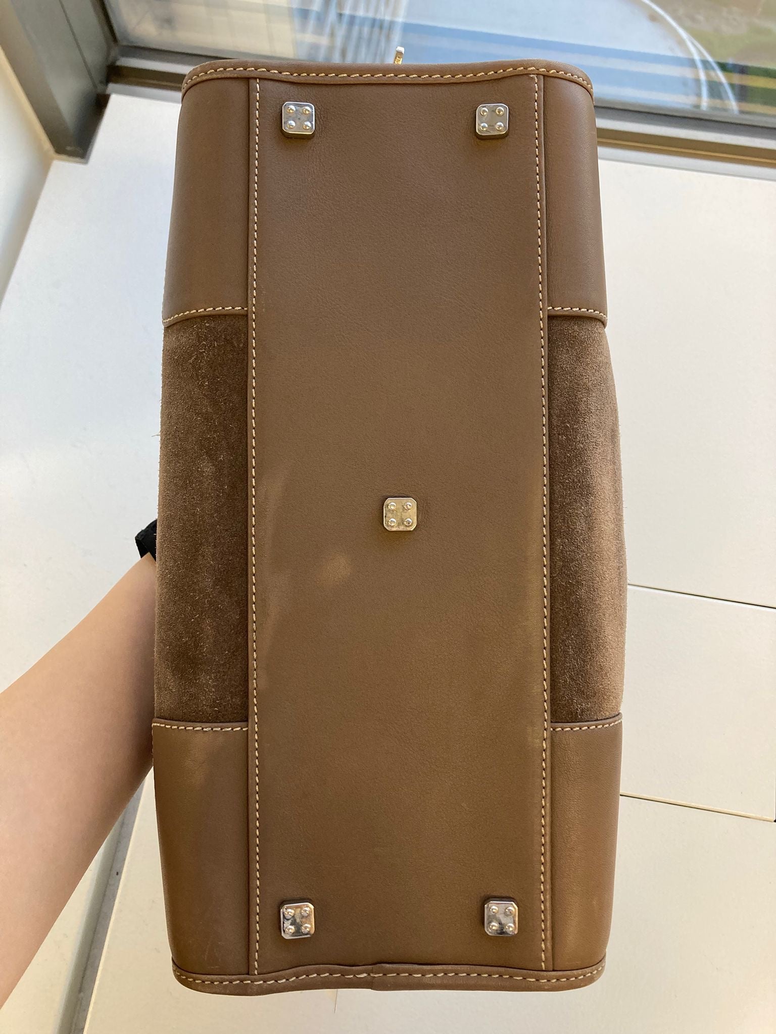 Amazona 29 Loewe marrón ante vintage