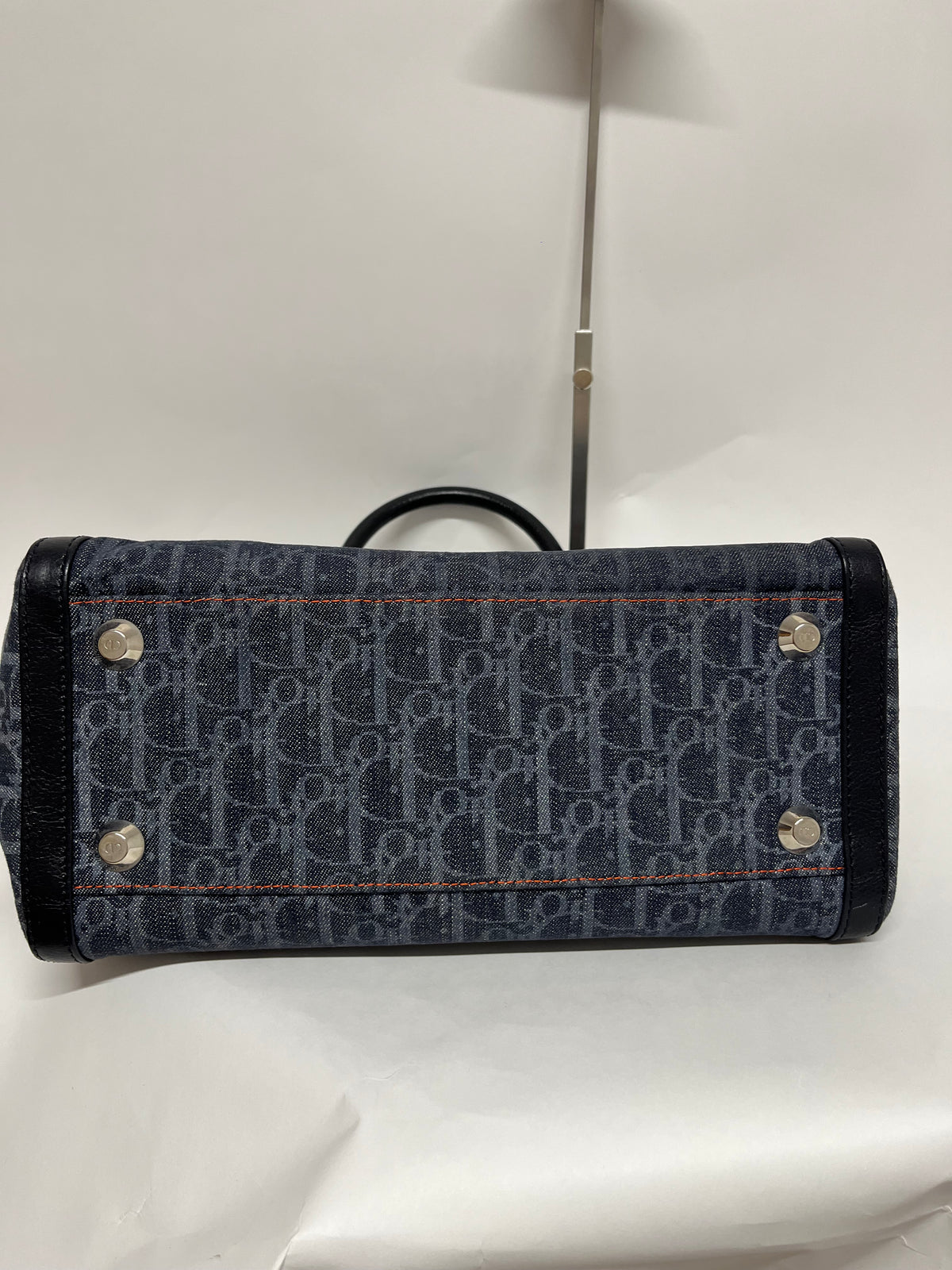 Christian Dior Flight Denim Diorissimo Gris Oscuro y Naranja