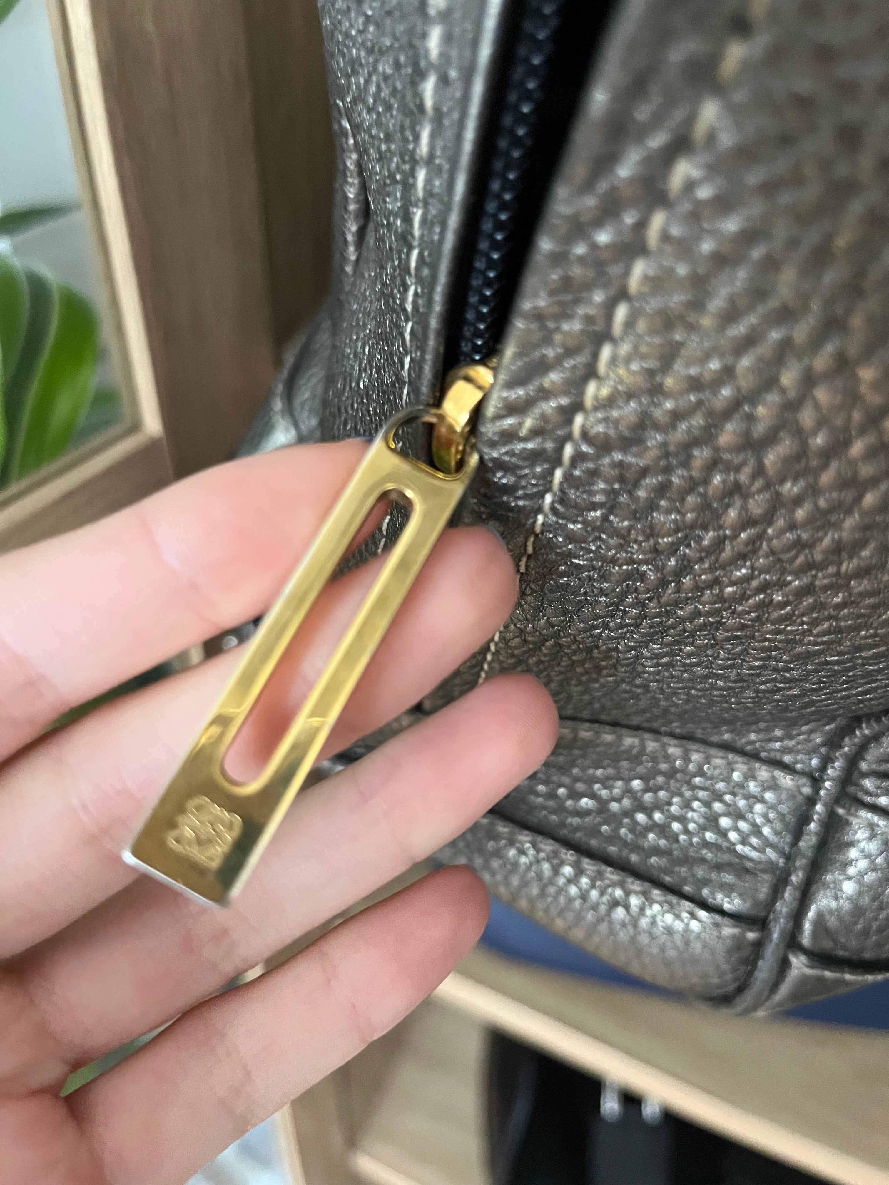 Loewe amazona 35 gris plata