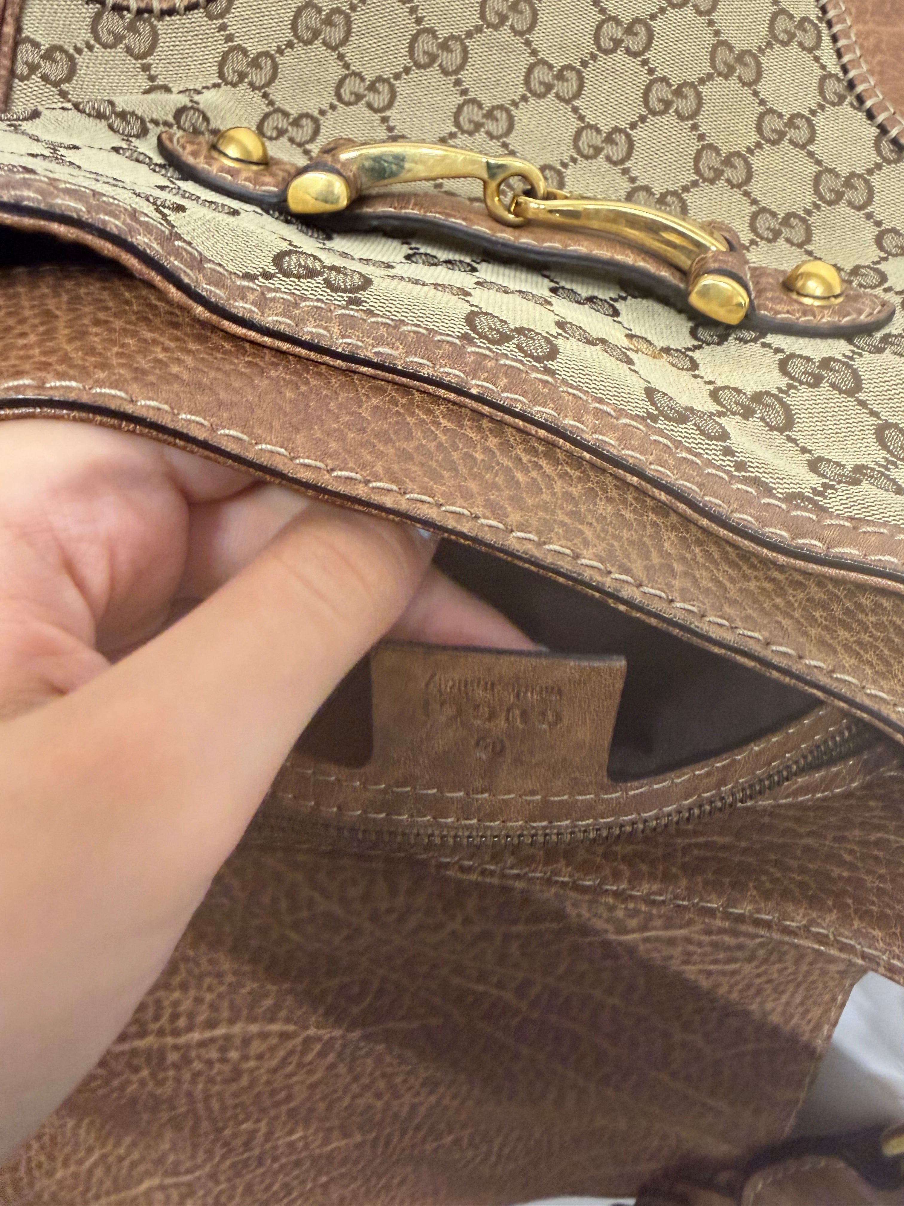 Gucci New Pelham Satchel GG Canvas Large