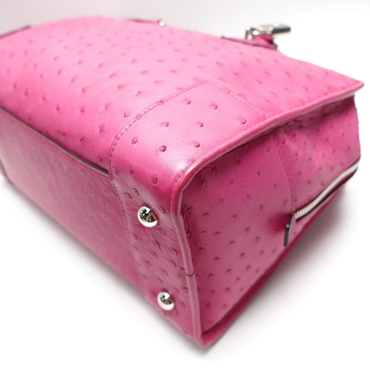 Loewe Amazona 36 Piel de Avestruz Rosa