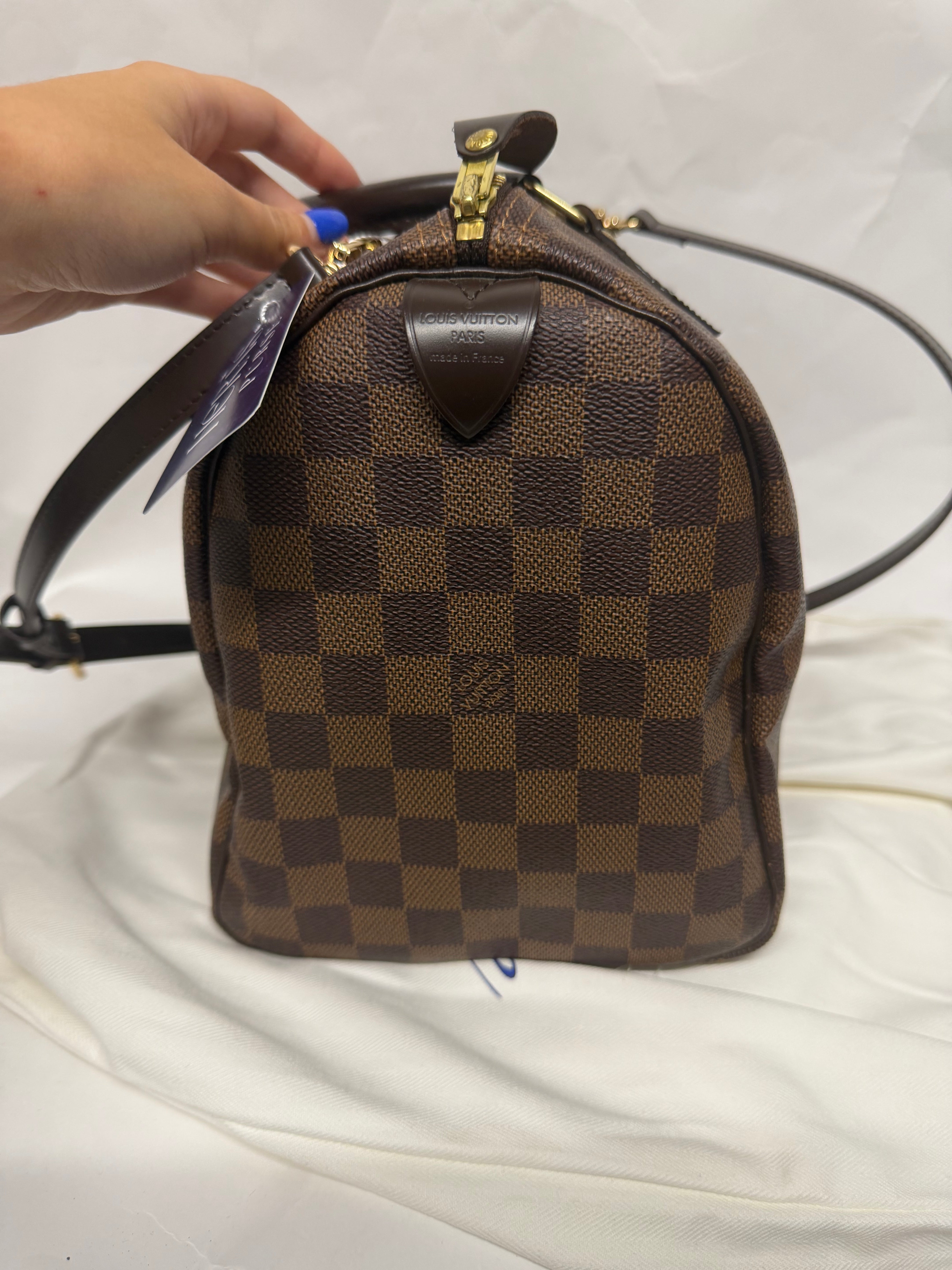 Louis Vuitton Speedy 30 Damier Ebene