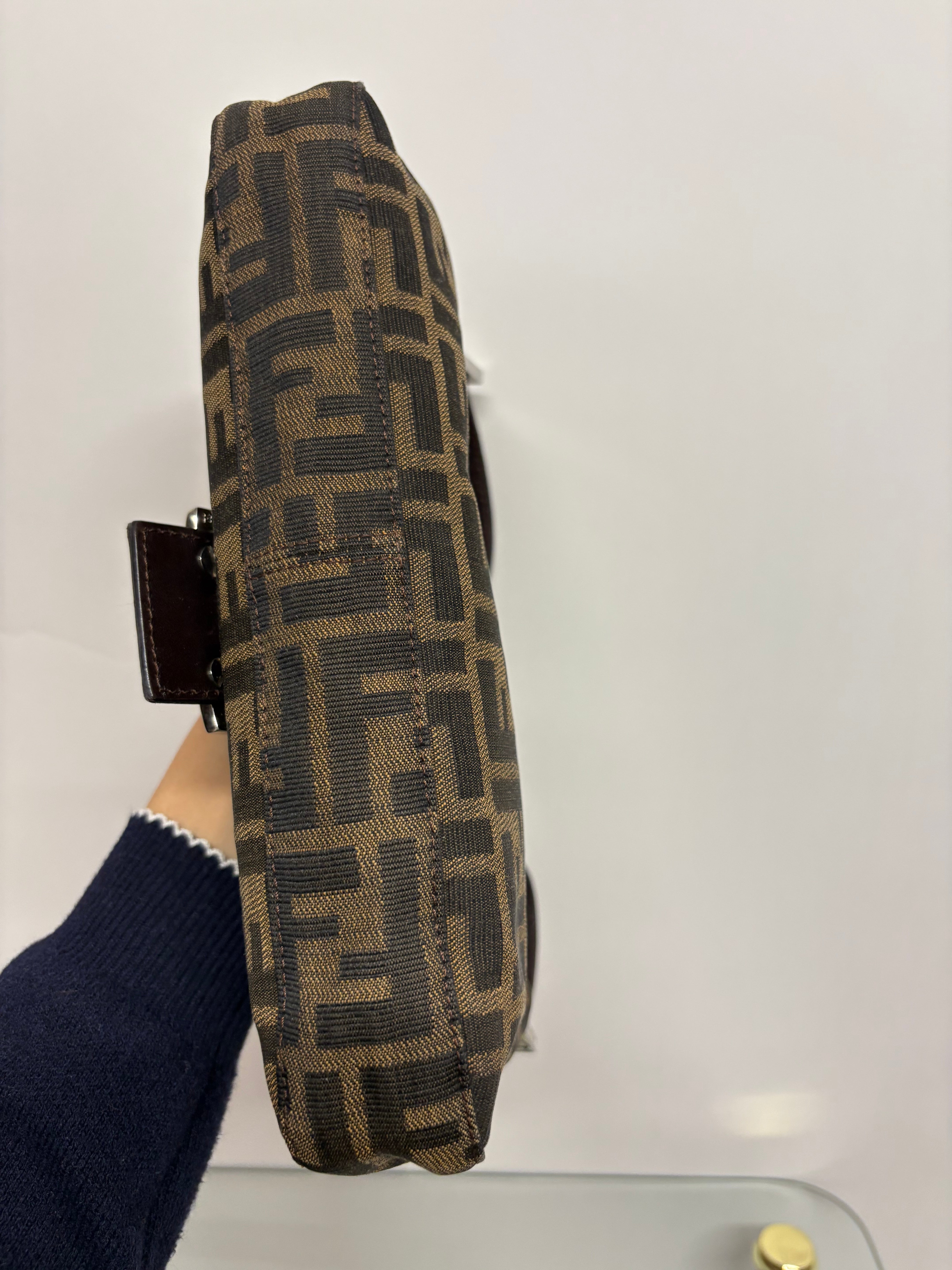 Fendi Baguette Zucca Marrón Vintage