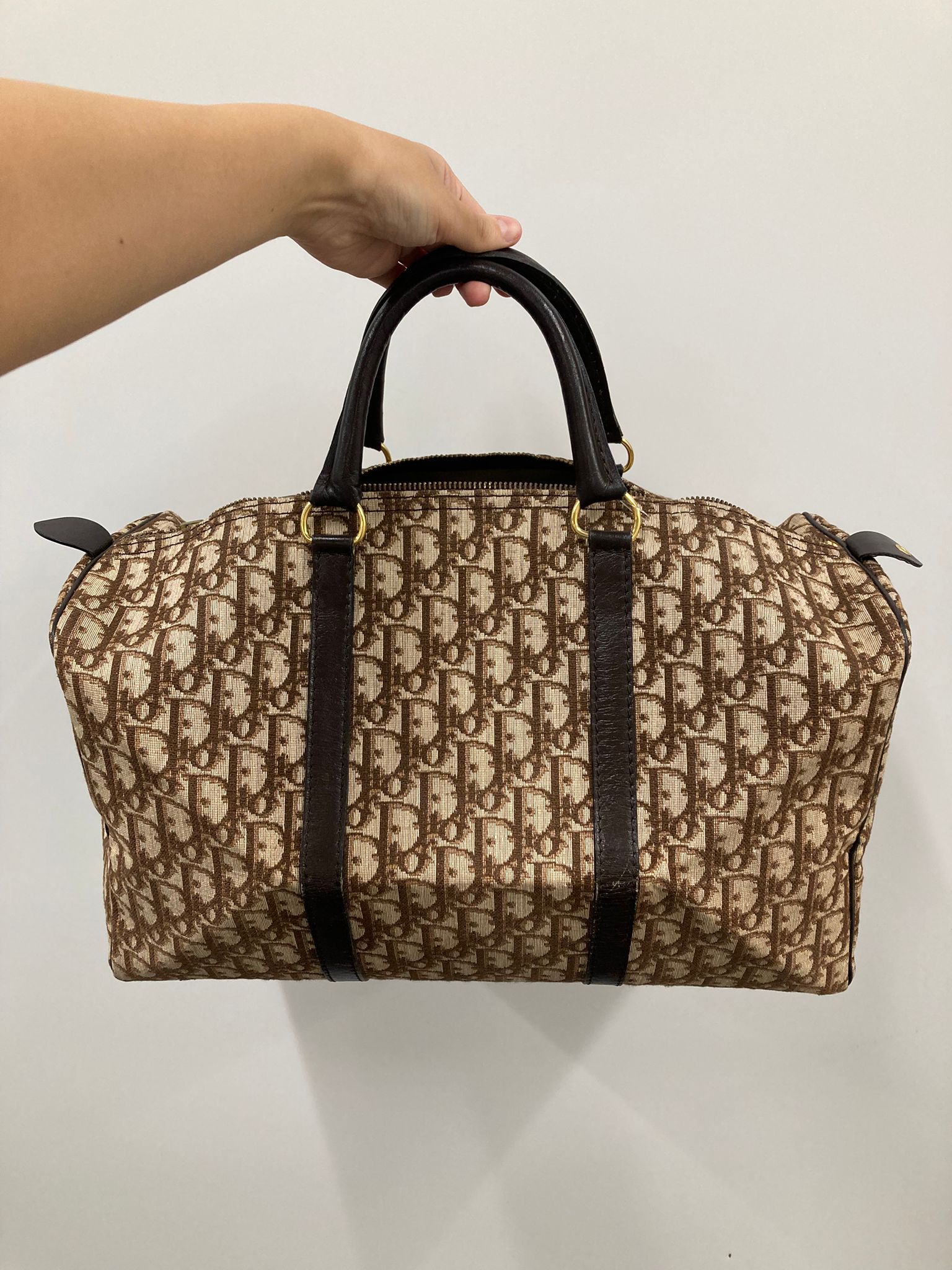 Dior trotter 40 vintage marrón