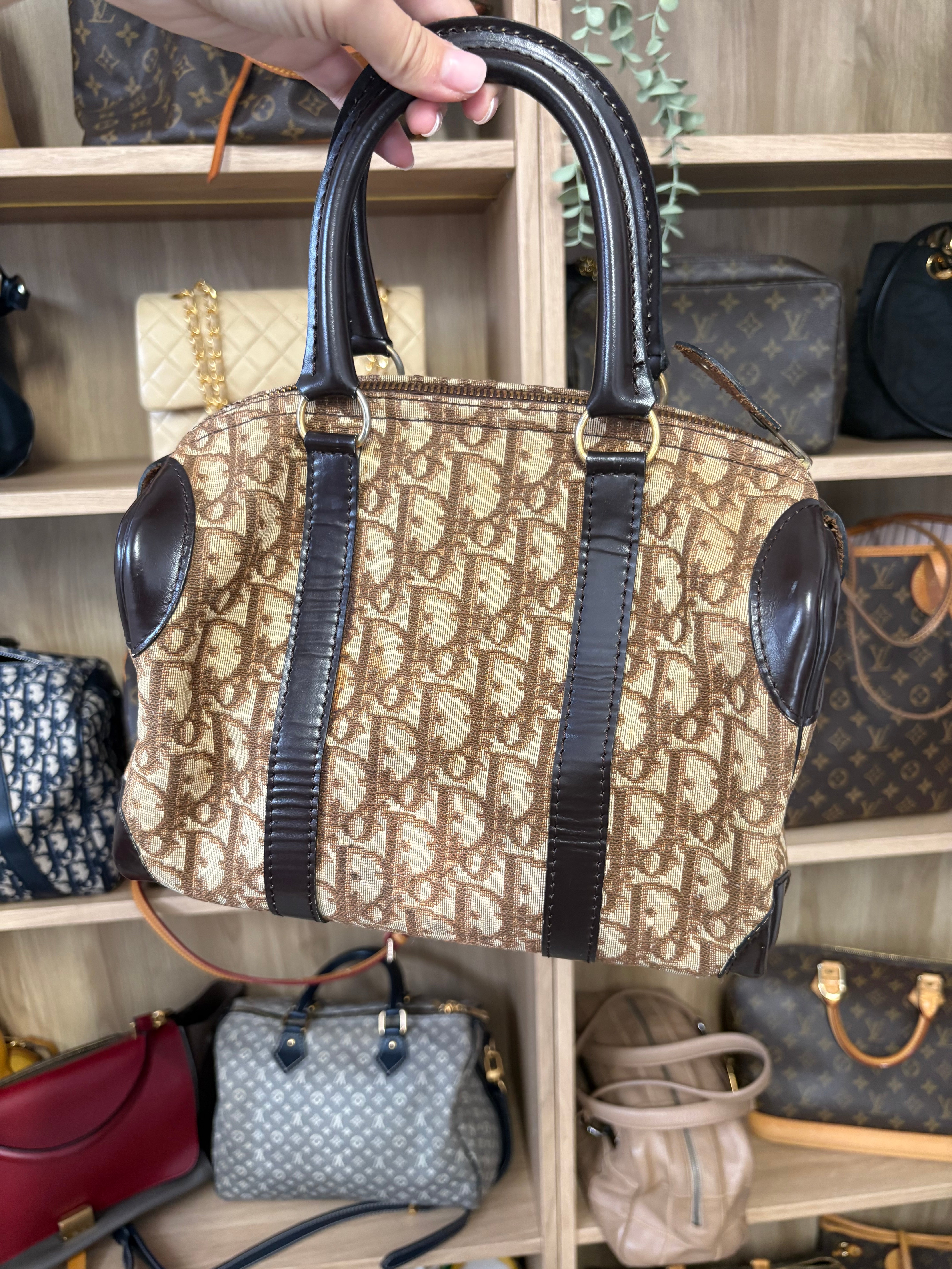 Dior trotter bowling 26 Marron