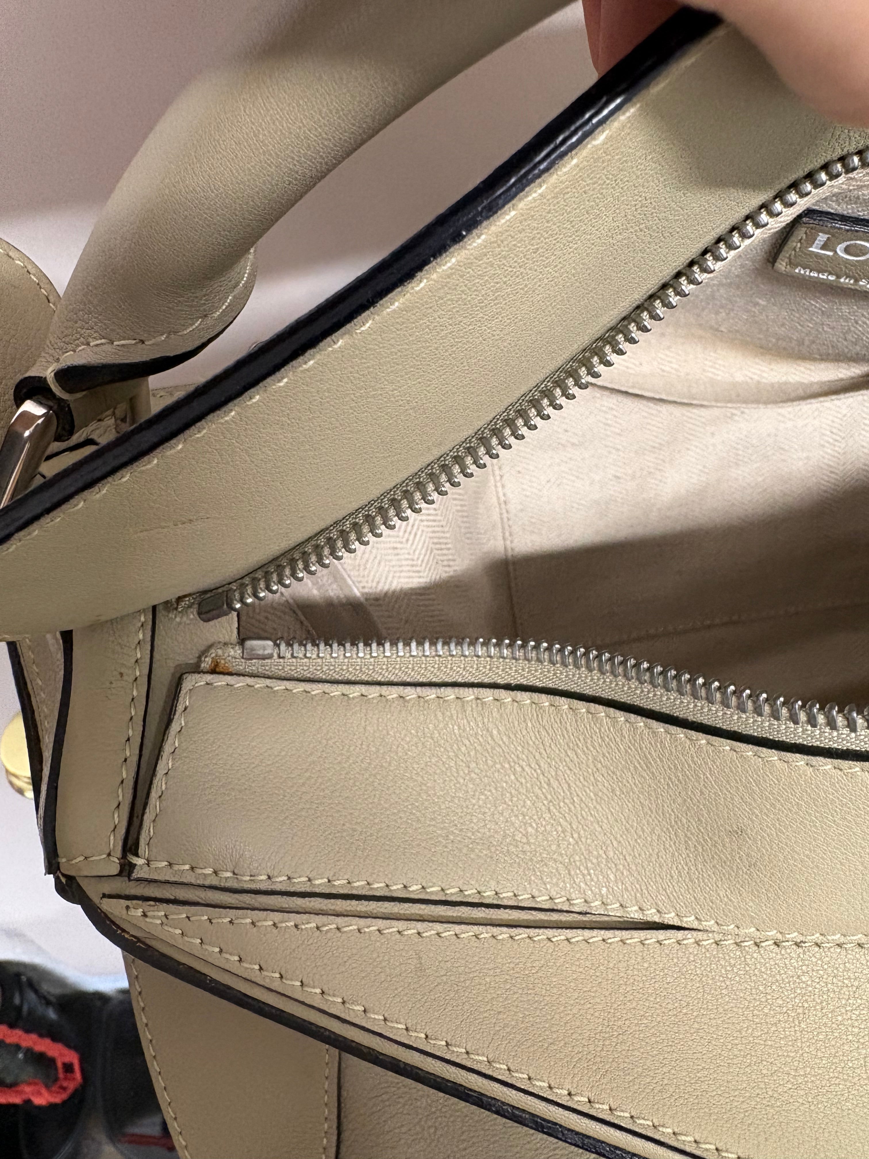 Loewe puzzle mediano Beige/ Taupe Claro