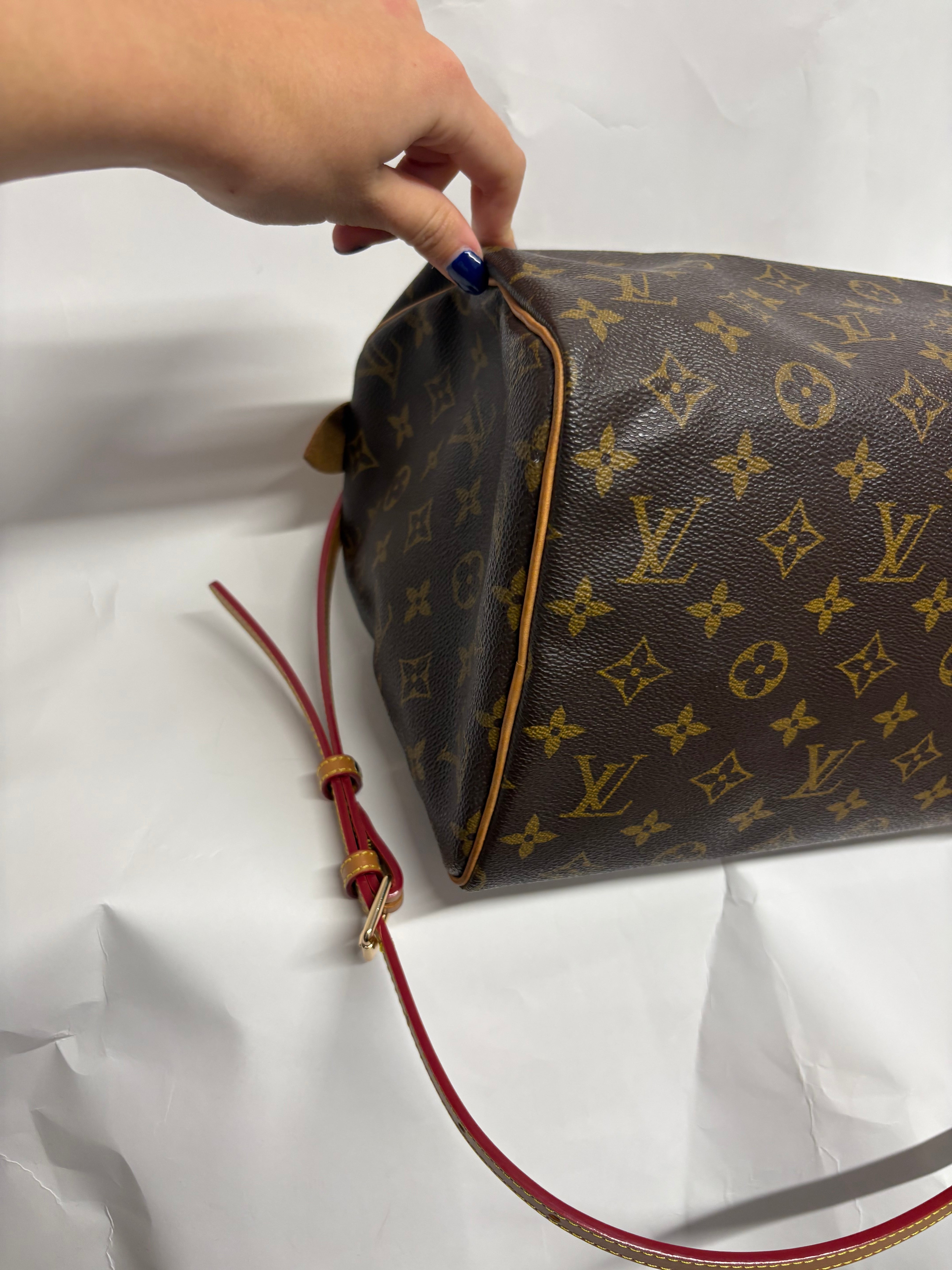 Louis Vuitton Speedy 30 Monogram con bandolera extra