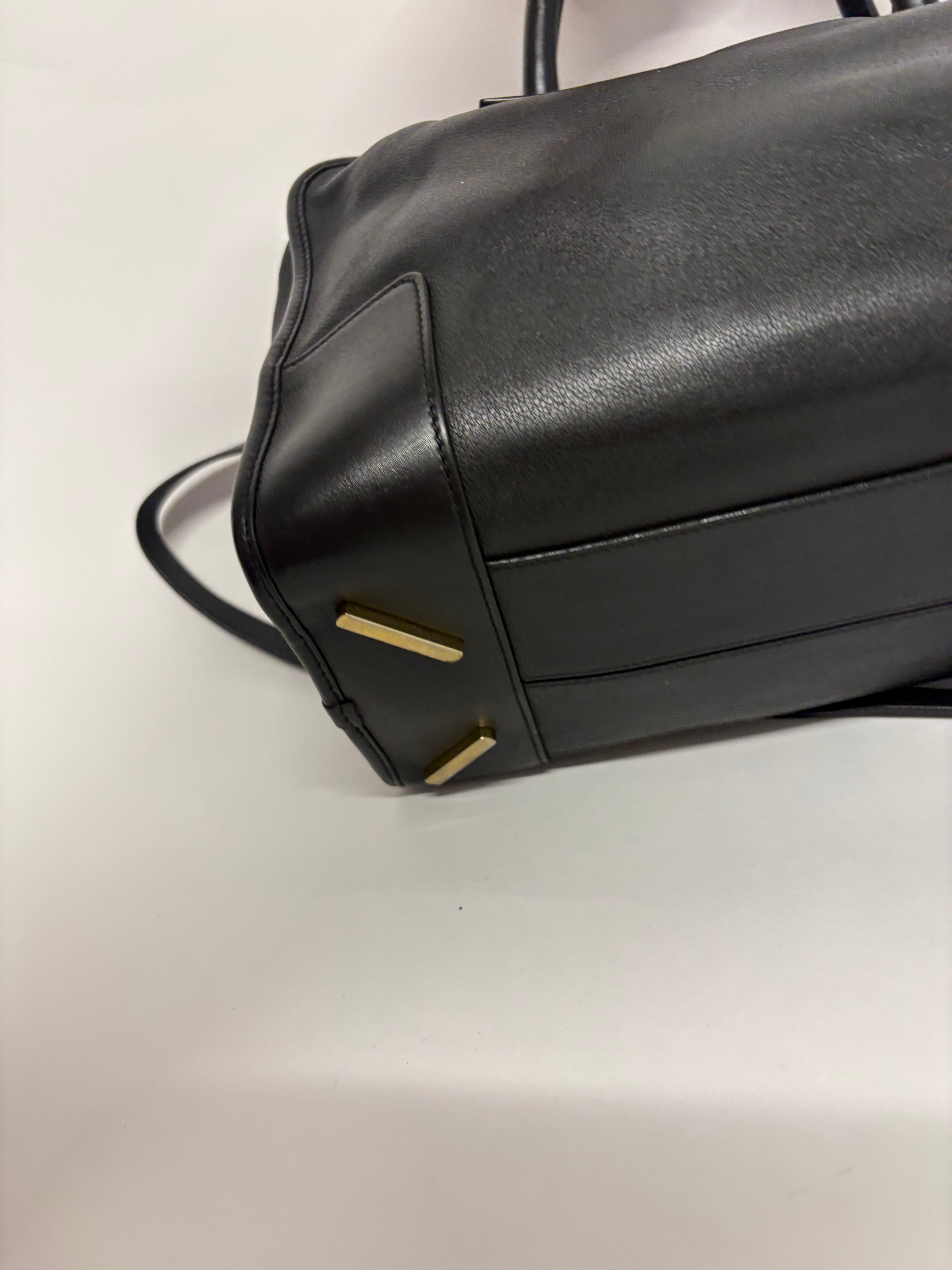 Loewe amazona 35 bandolera piel becerro negra