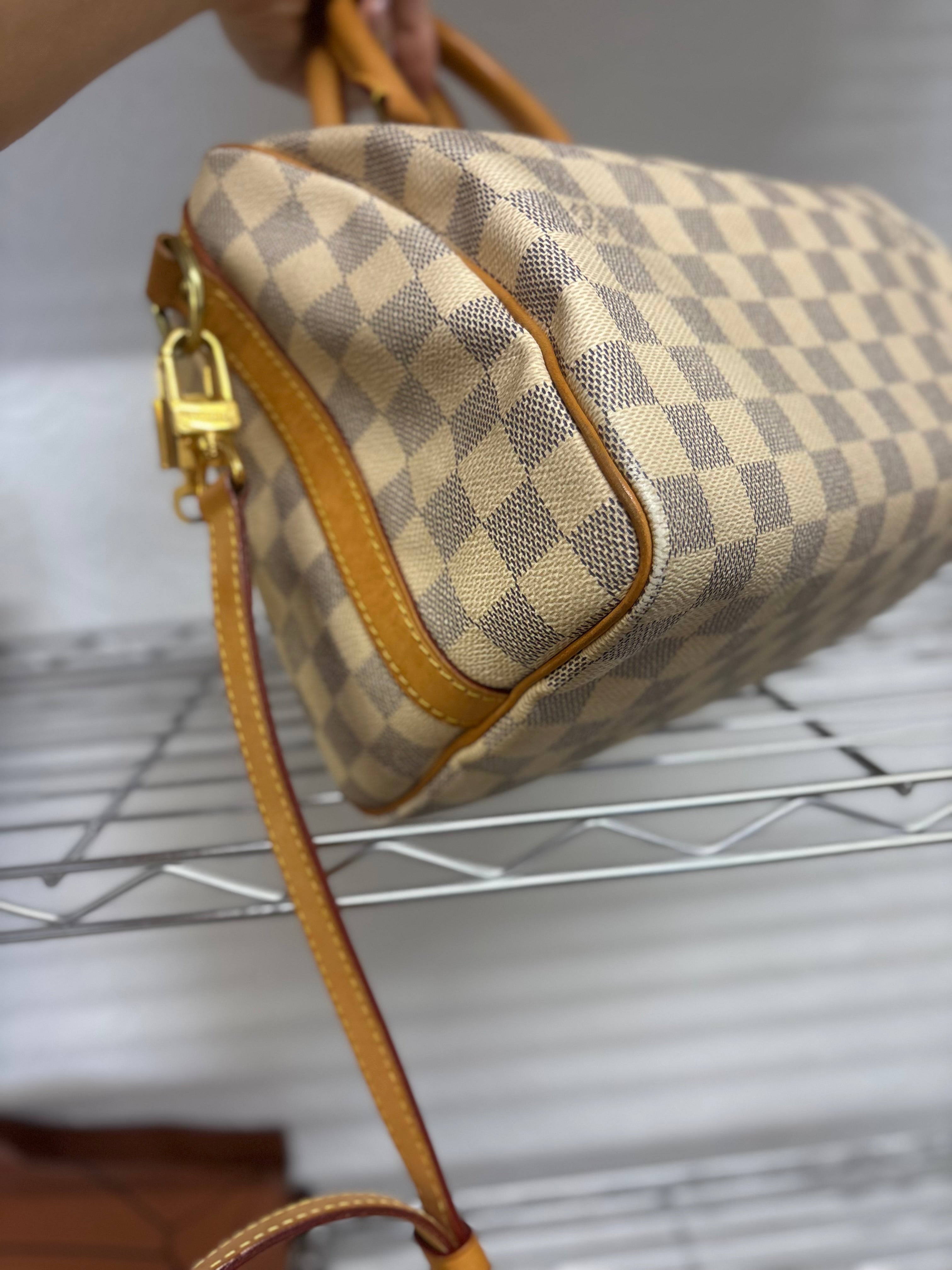 Louis Vuitton Speedy Bandoulière 25 Damier Azur