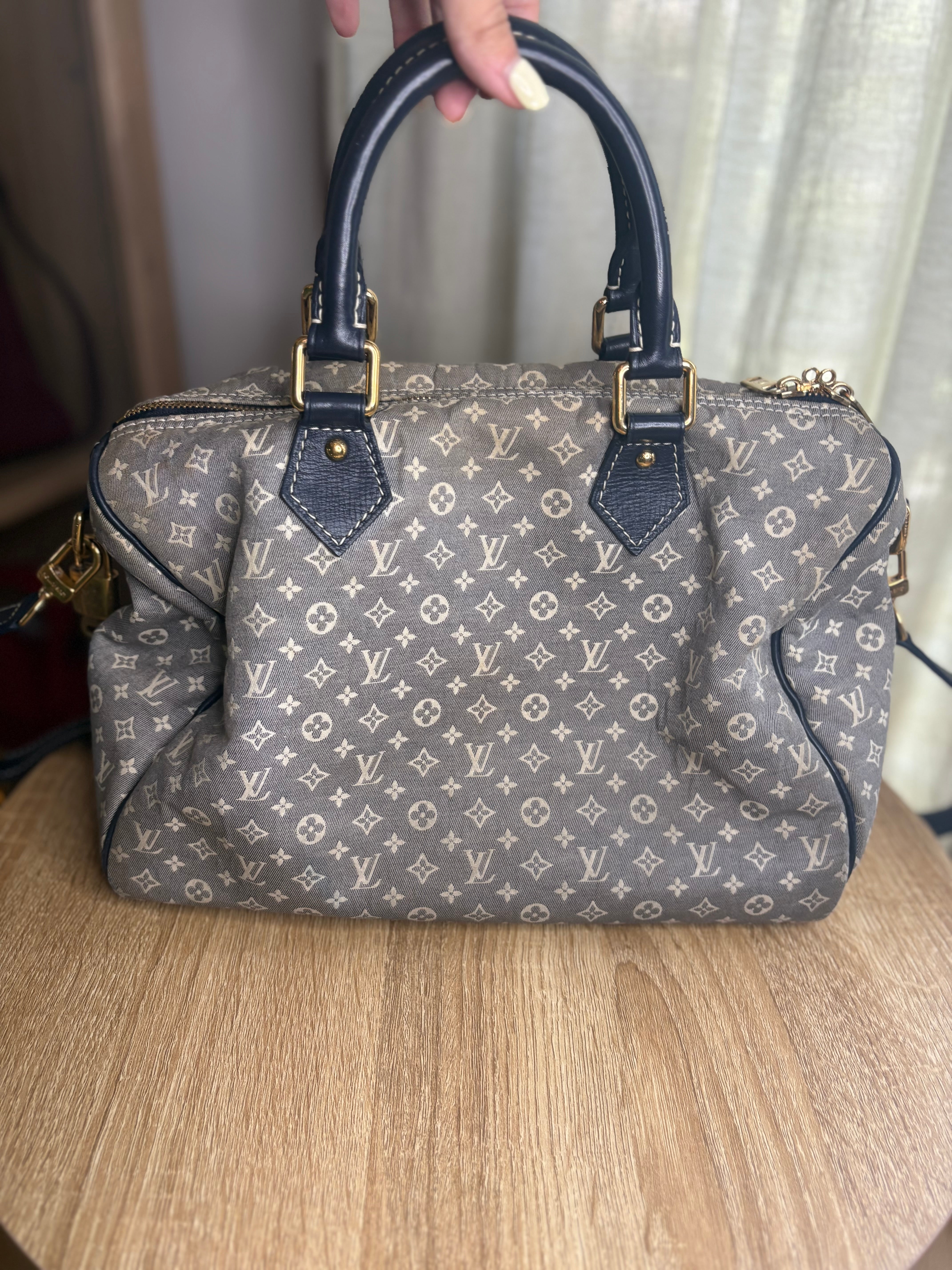Louis Vuitton Speedy 30 Idylle Monogram Azul Marino – Bandolera 2WAY