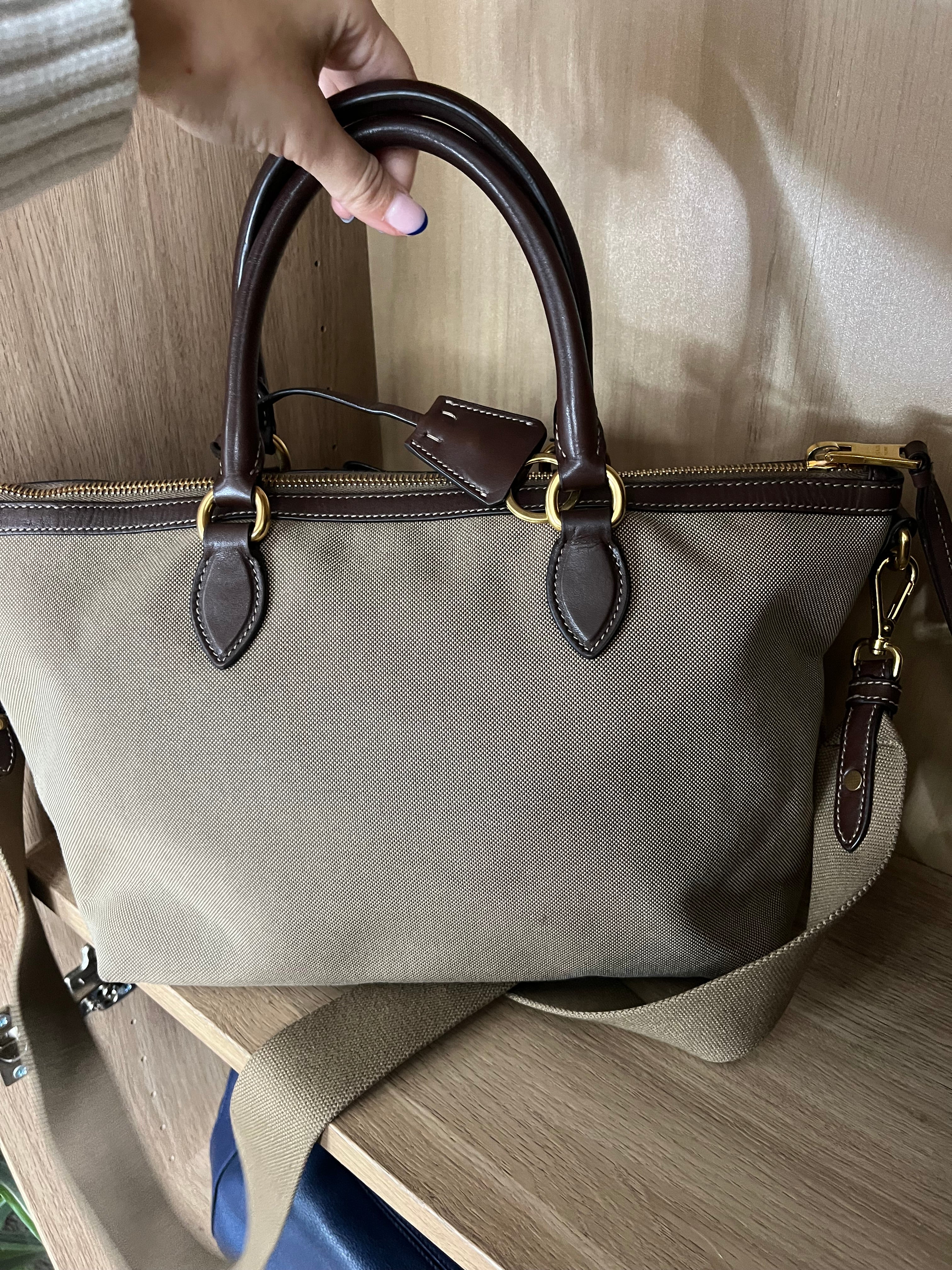 Prada jacquard vintage con bandolera