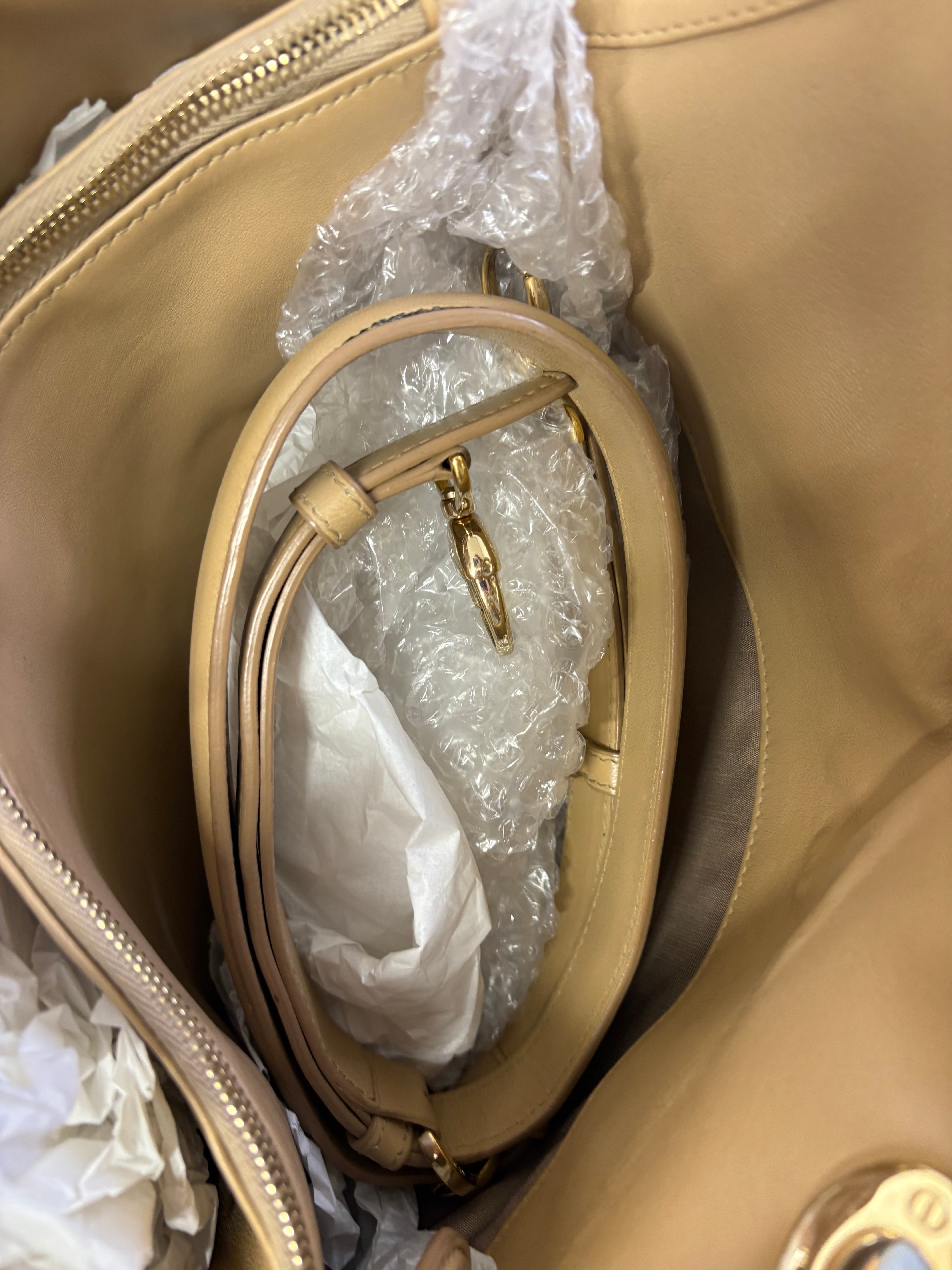 Dior Granville large tote beige camel bandolera