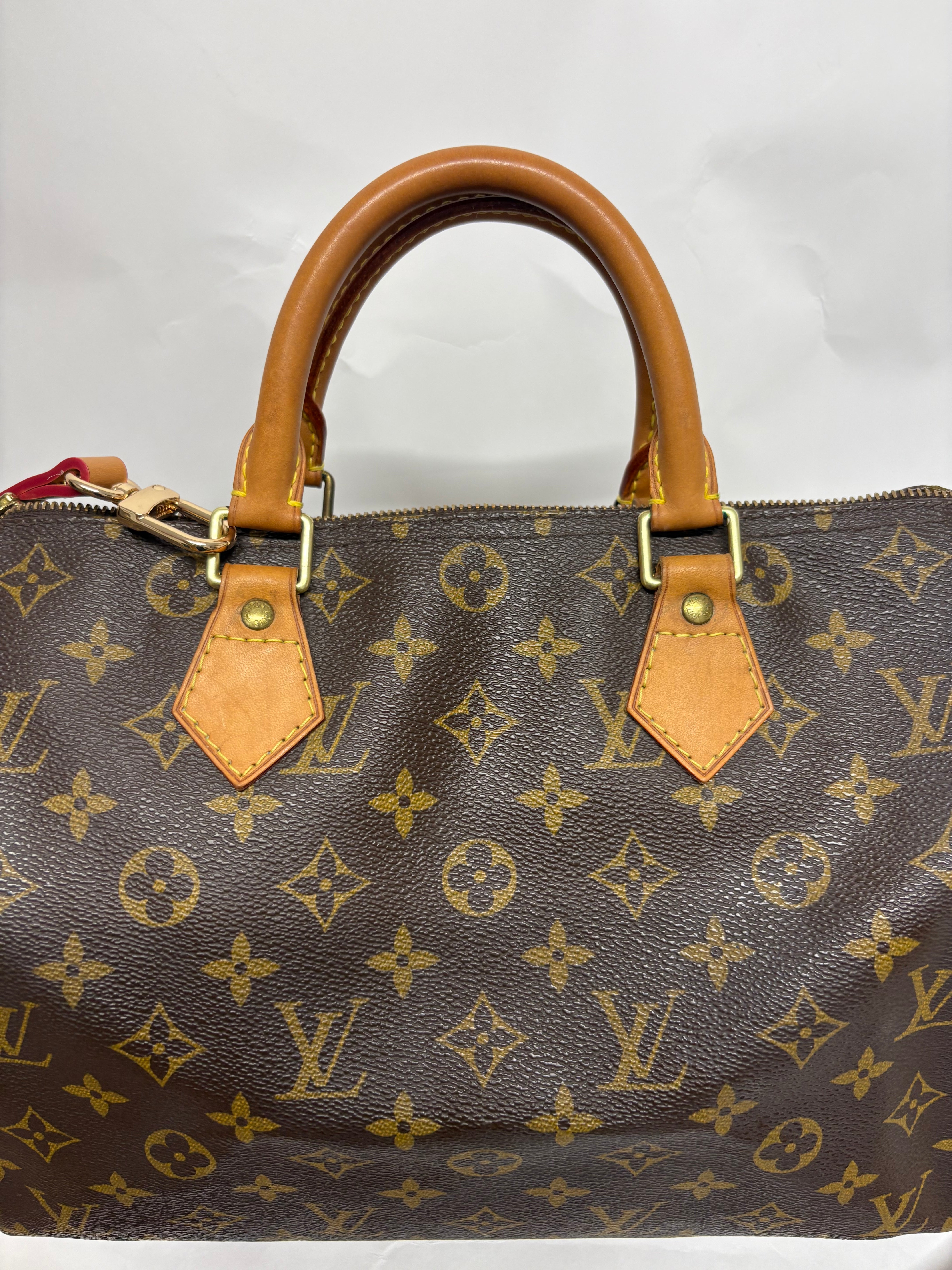 Louis Vuitton Speedy 30 Monogram con bandolera extra