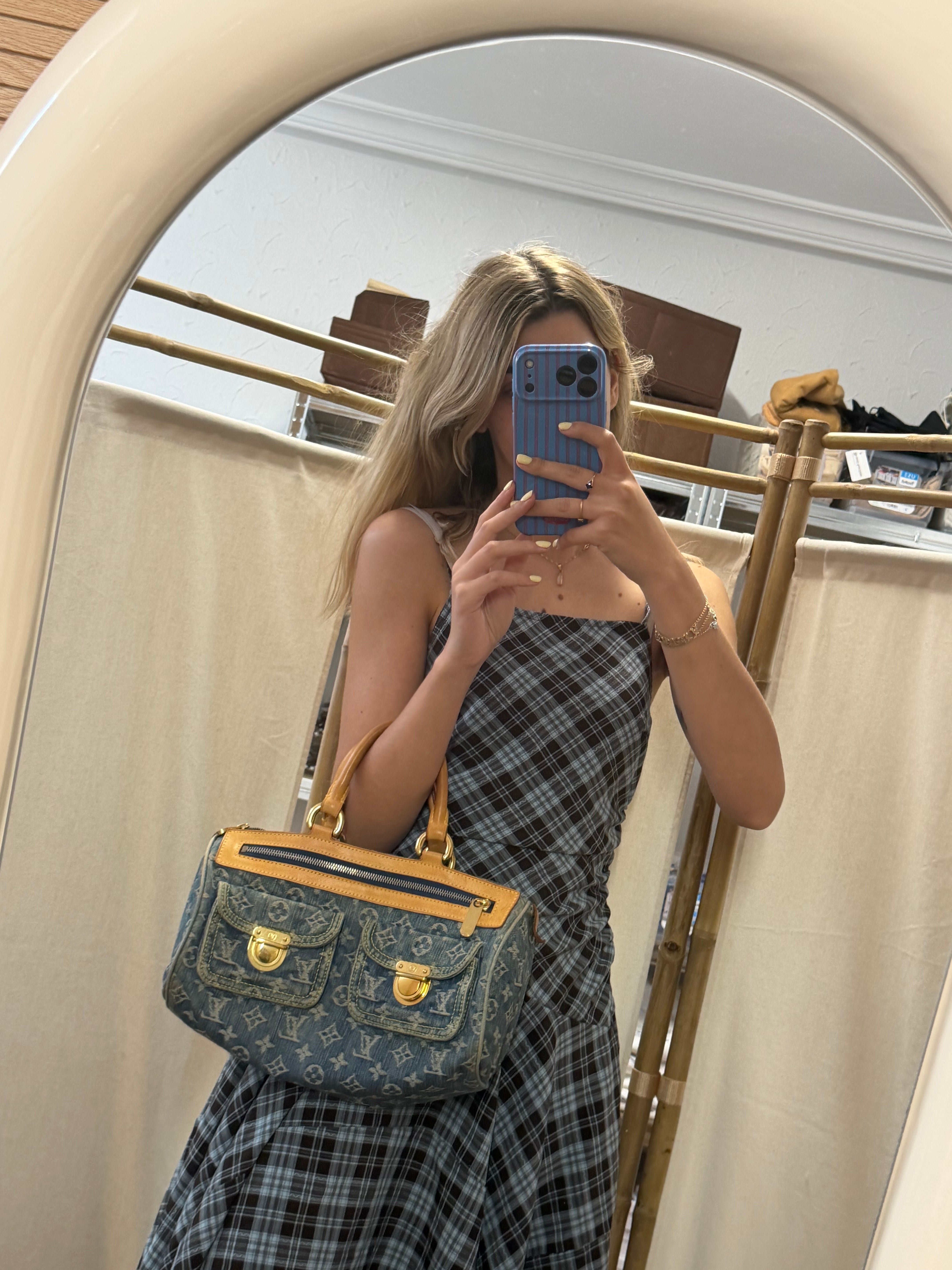 Louis Vuitton Neo Speedy Denim Monogram Azul
