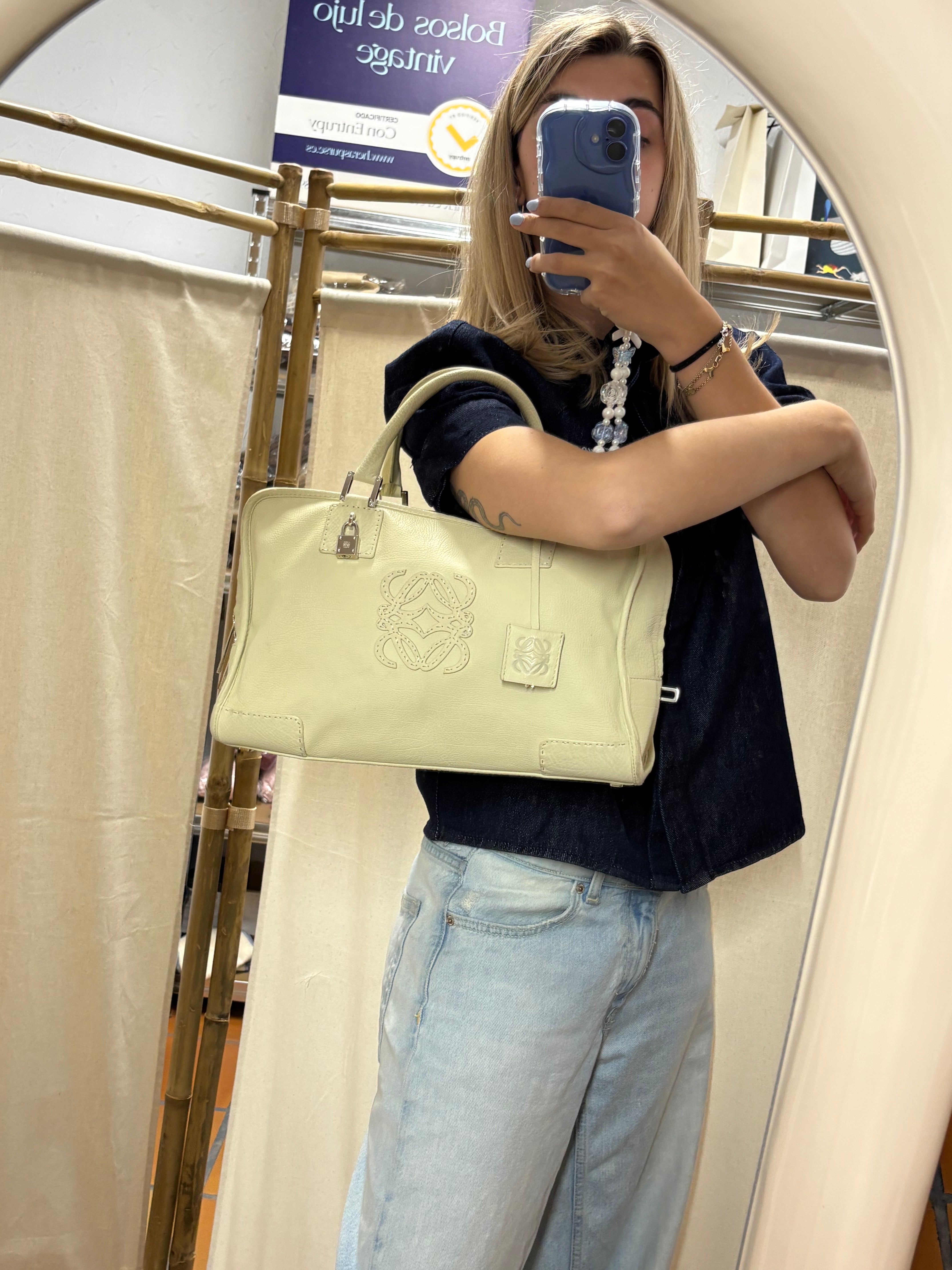 Loewe Amazona 35 vintage Verde Lima