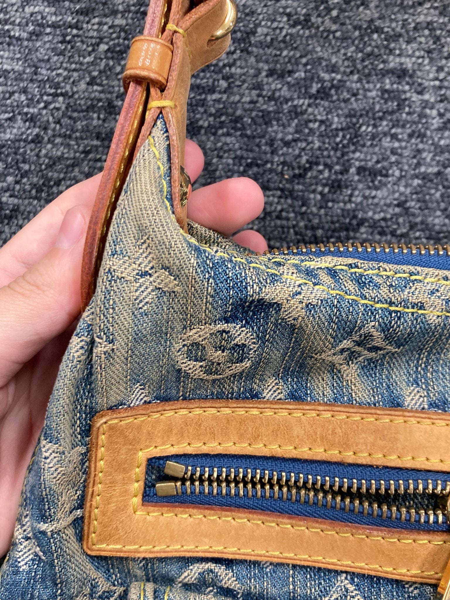 Louis Vuitton Baggy PM Monogram Denim