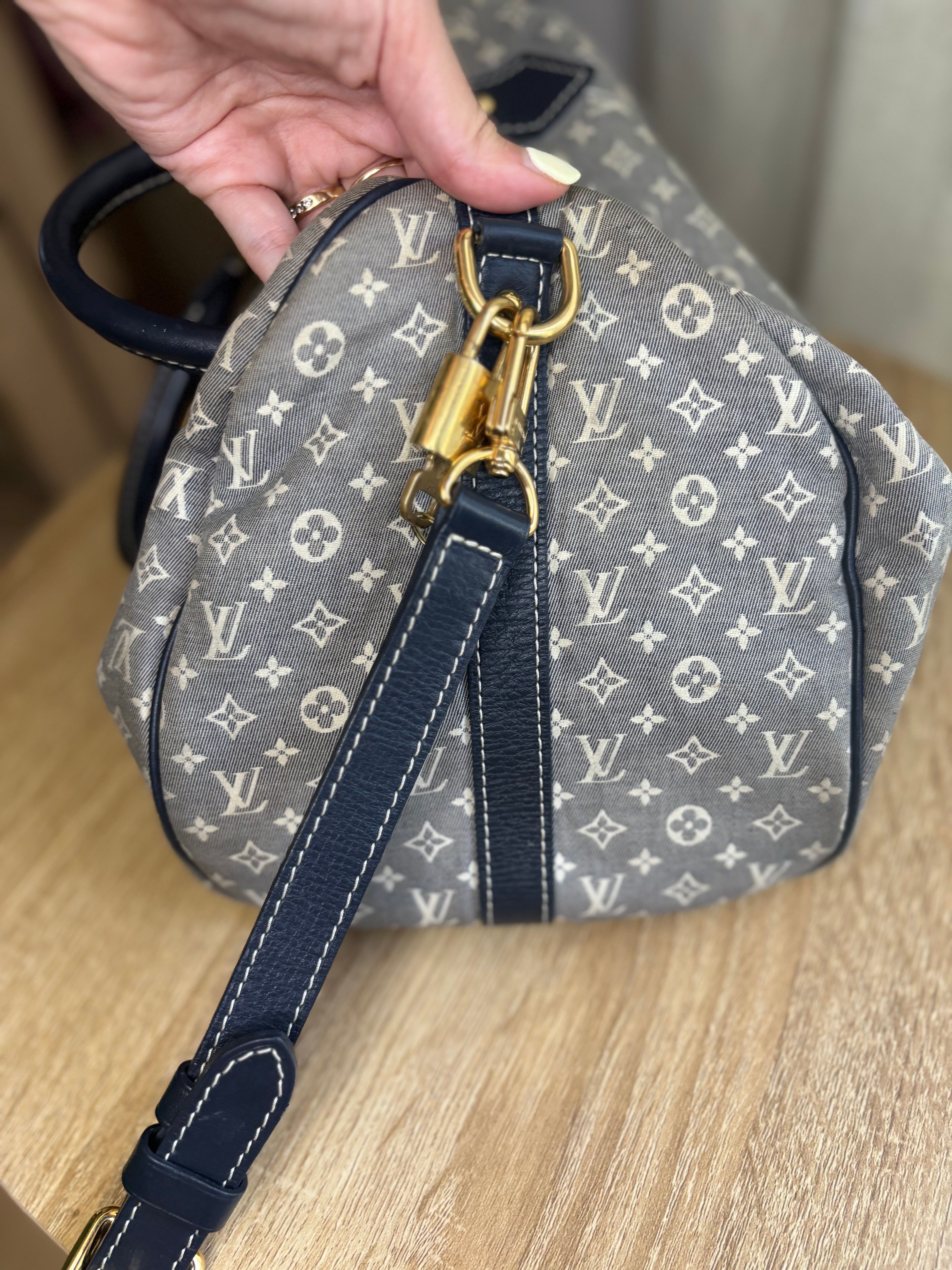 Louis Vuitton Speedy 30 Idylle Monogram Azul Marino – Bandolera 2WAY