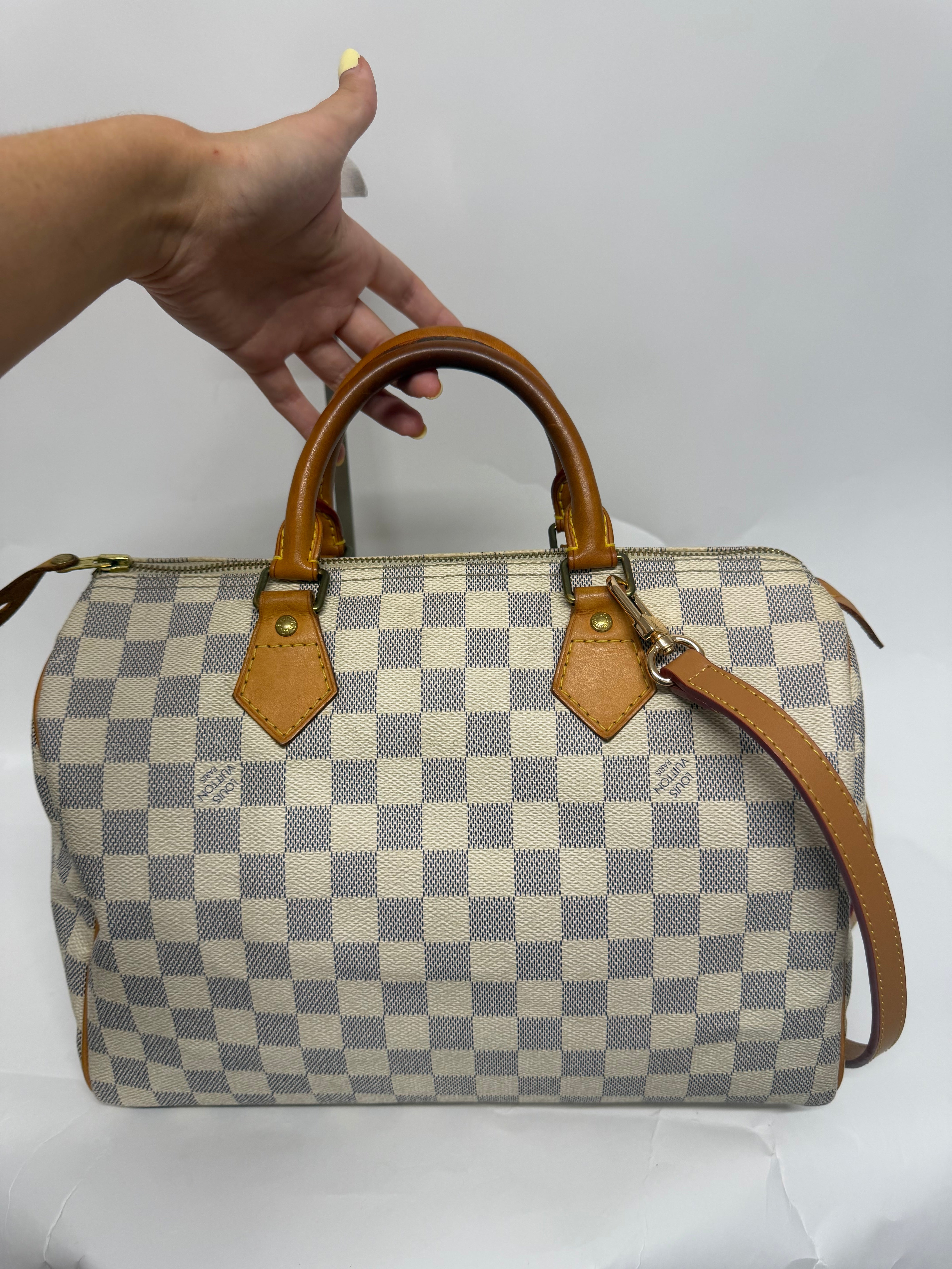 Louis Vuitton Speedy 30 Damier Azur