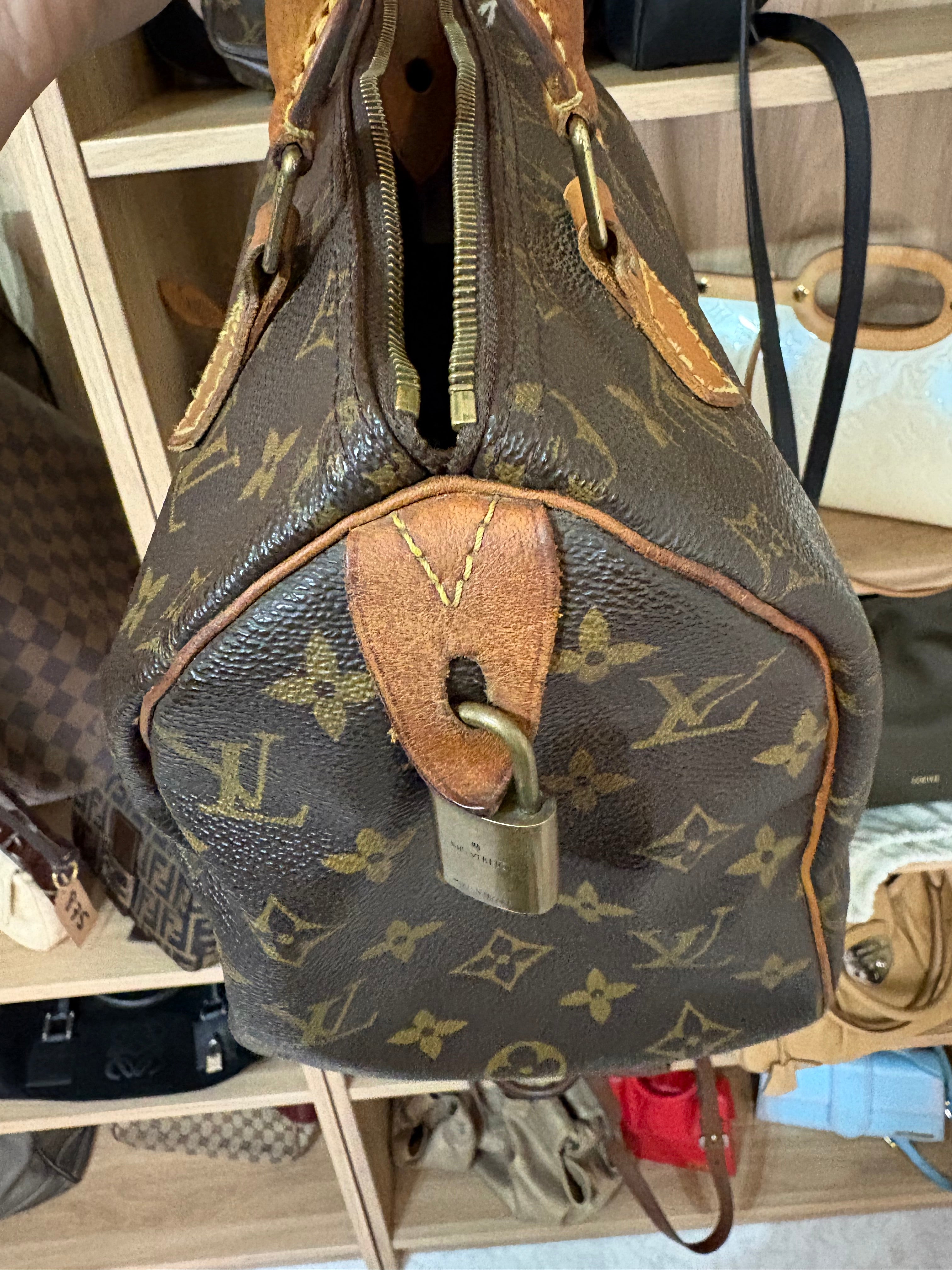 Louis Vuitton speedy 25 canvas monogram
