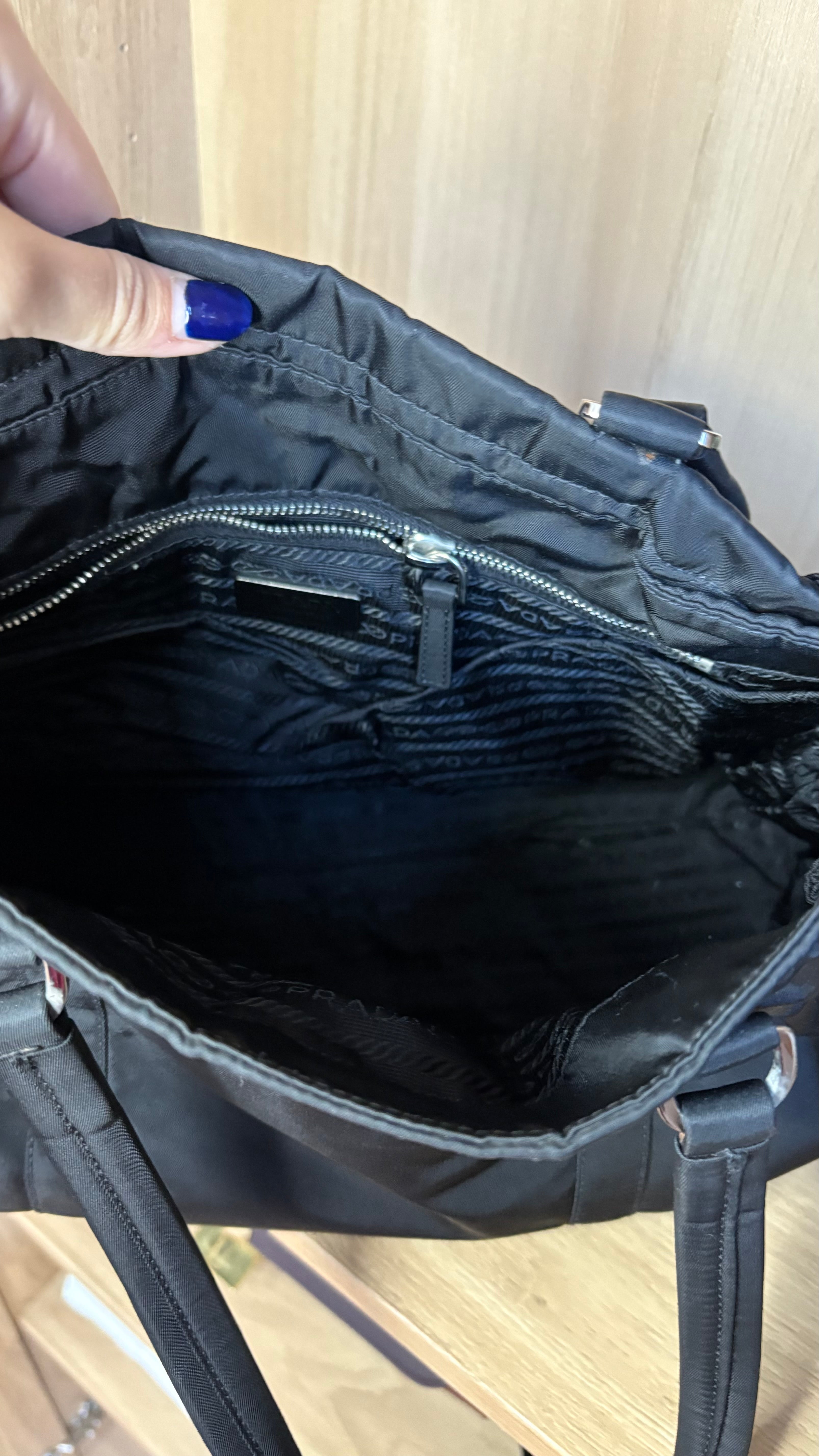 Prada tote bag nylon