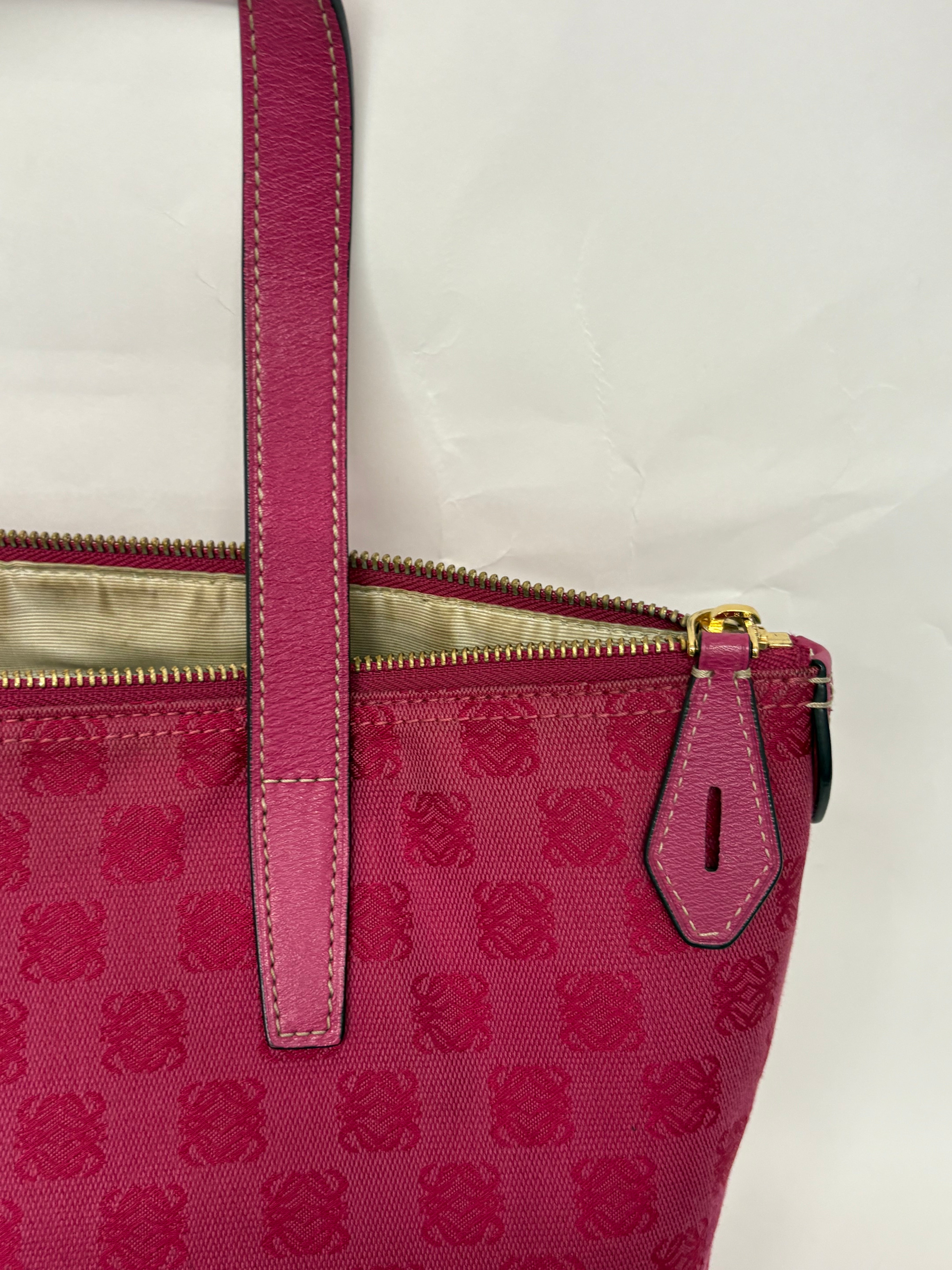 Loewe Tote Vintage Rosa Fucsia Anagram