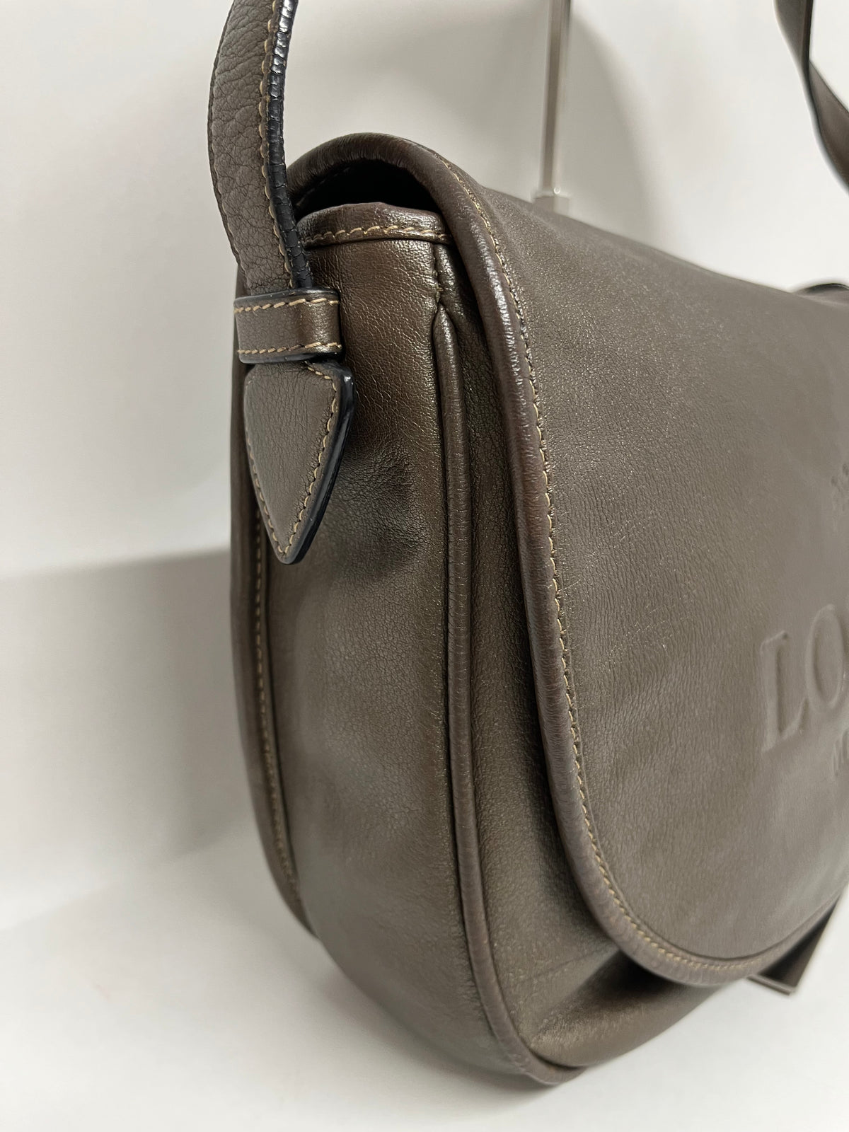 Loewe Heritage Grande Piel Marrón Metalizado