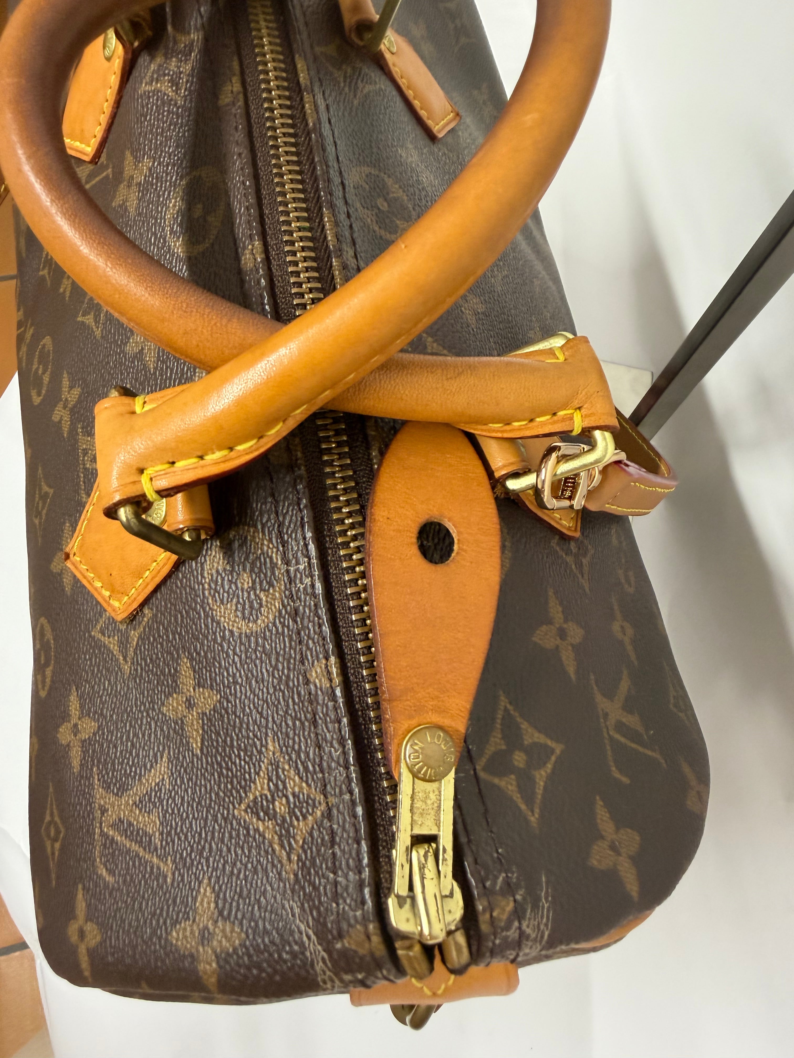 Louis Vuitton Speedy 30 Monogram con bandolera extra