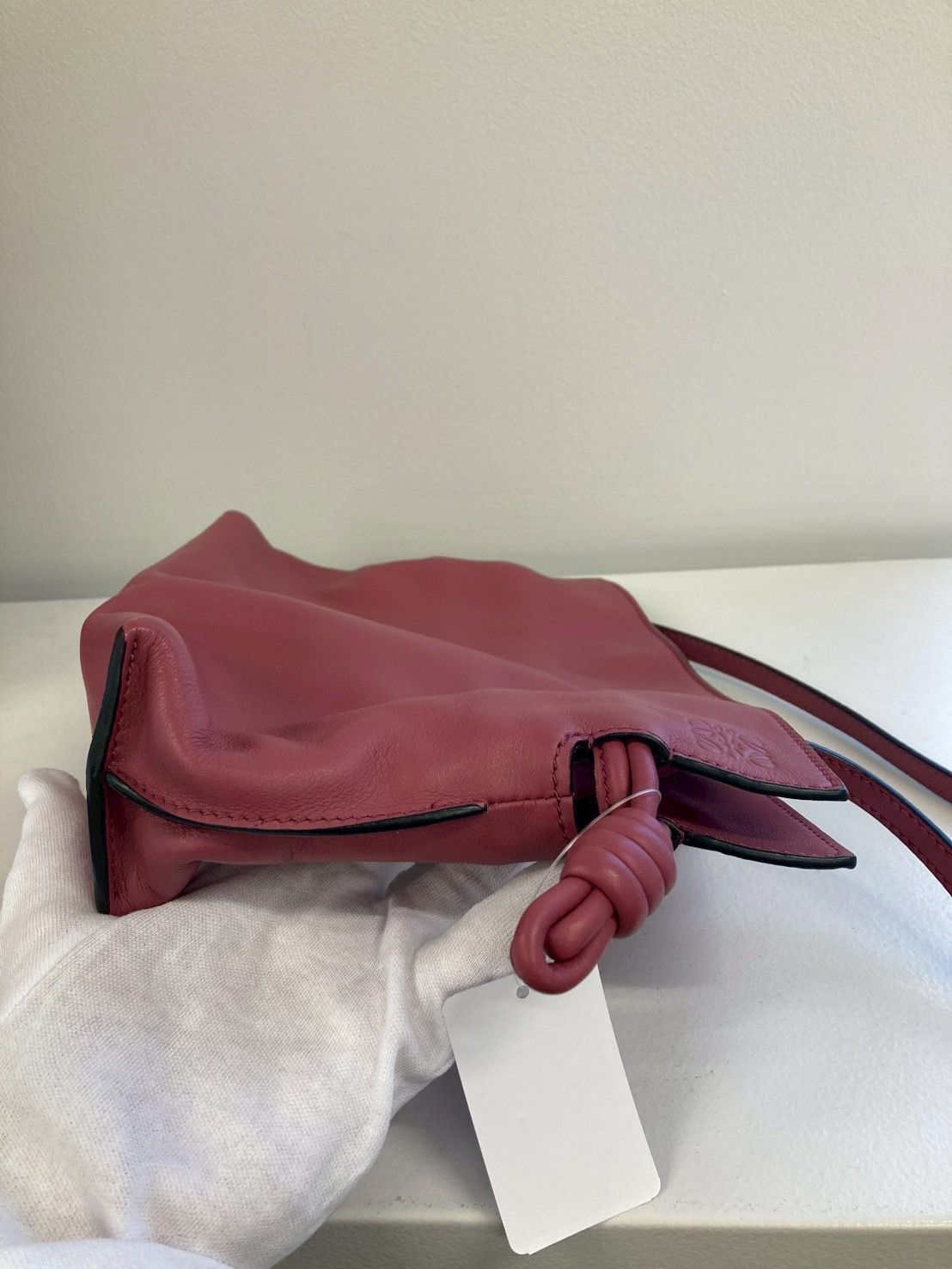 Loewe Flamenco Mini en piel nappa rosa