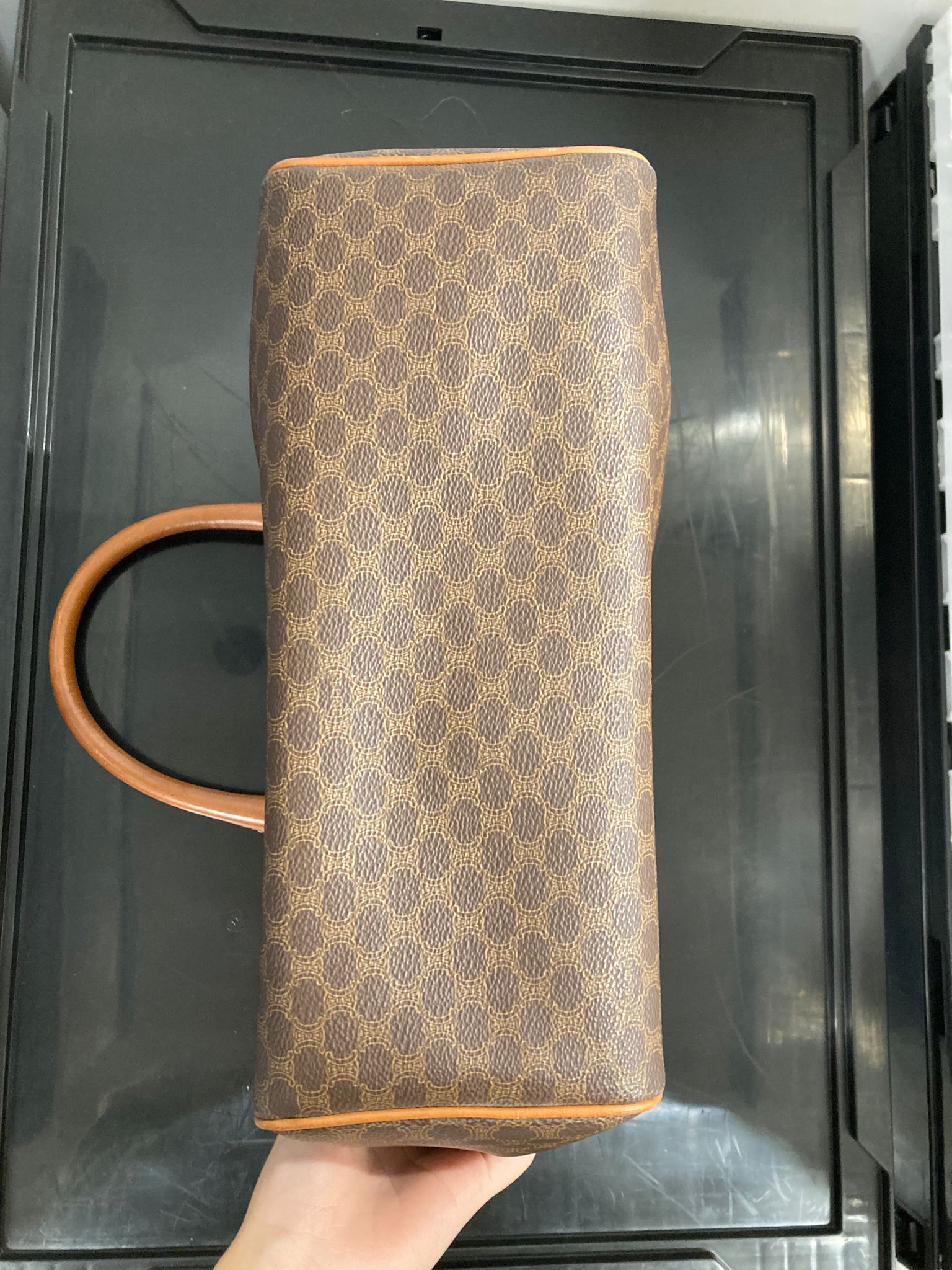 Céline Macadam Boston Bag