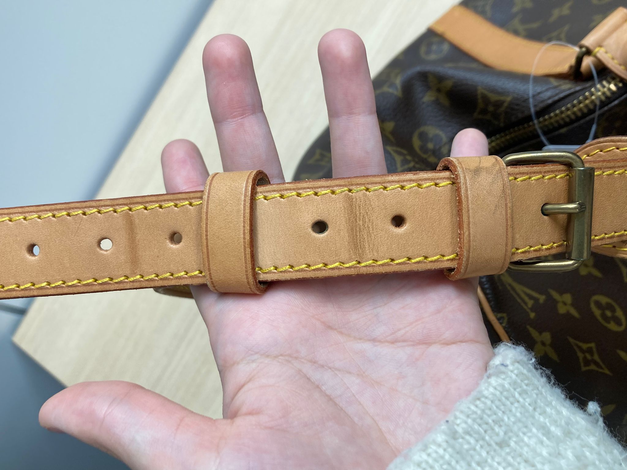 Louis Vuitton keepall 45 canvas monogram bandolera