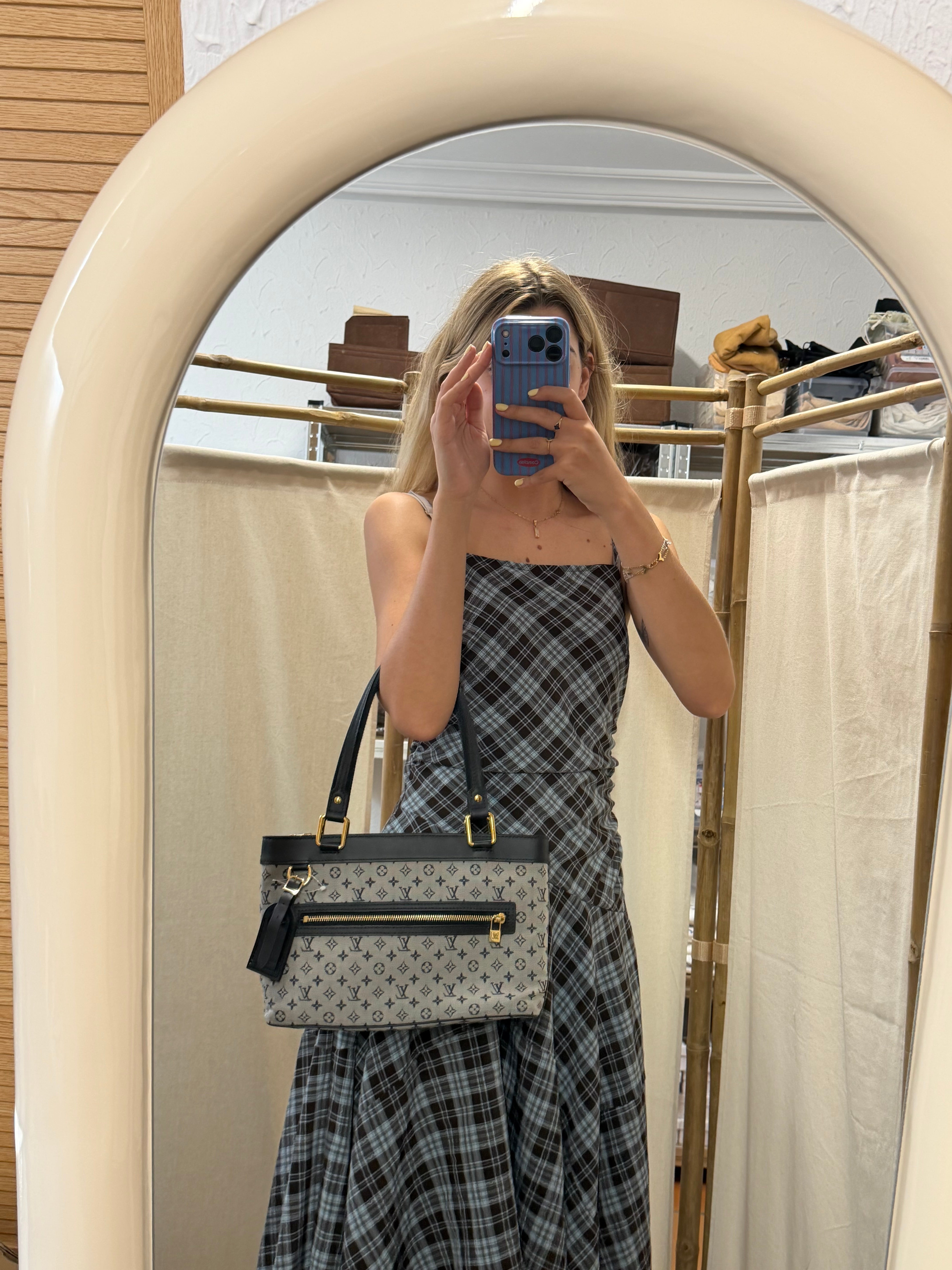 Louis Vuitton Mini Lin Lucille PM Navy
