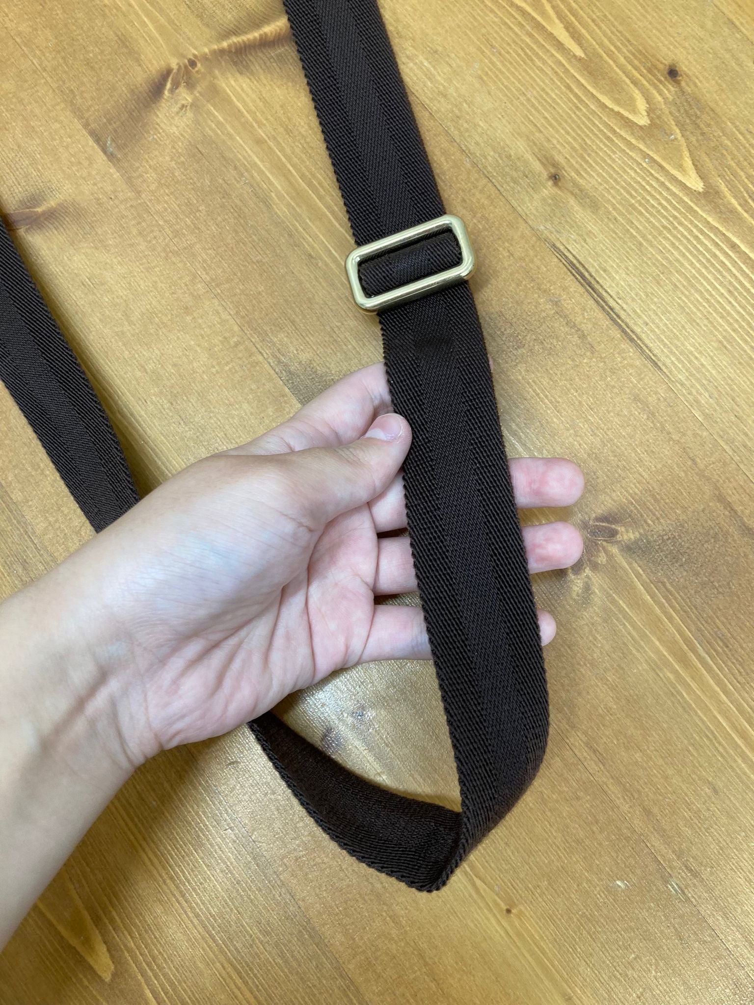 Gucci bandolera canvas marrón