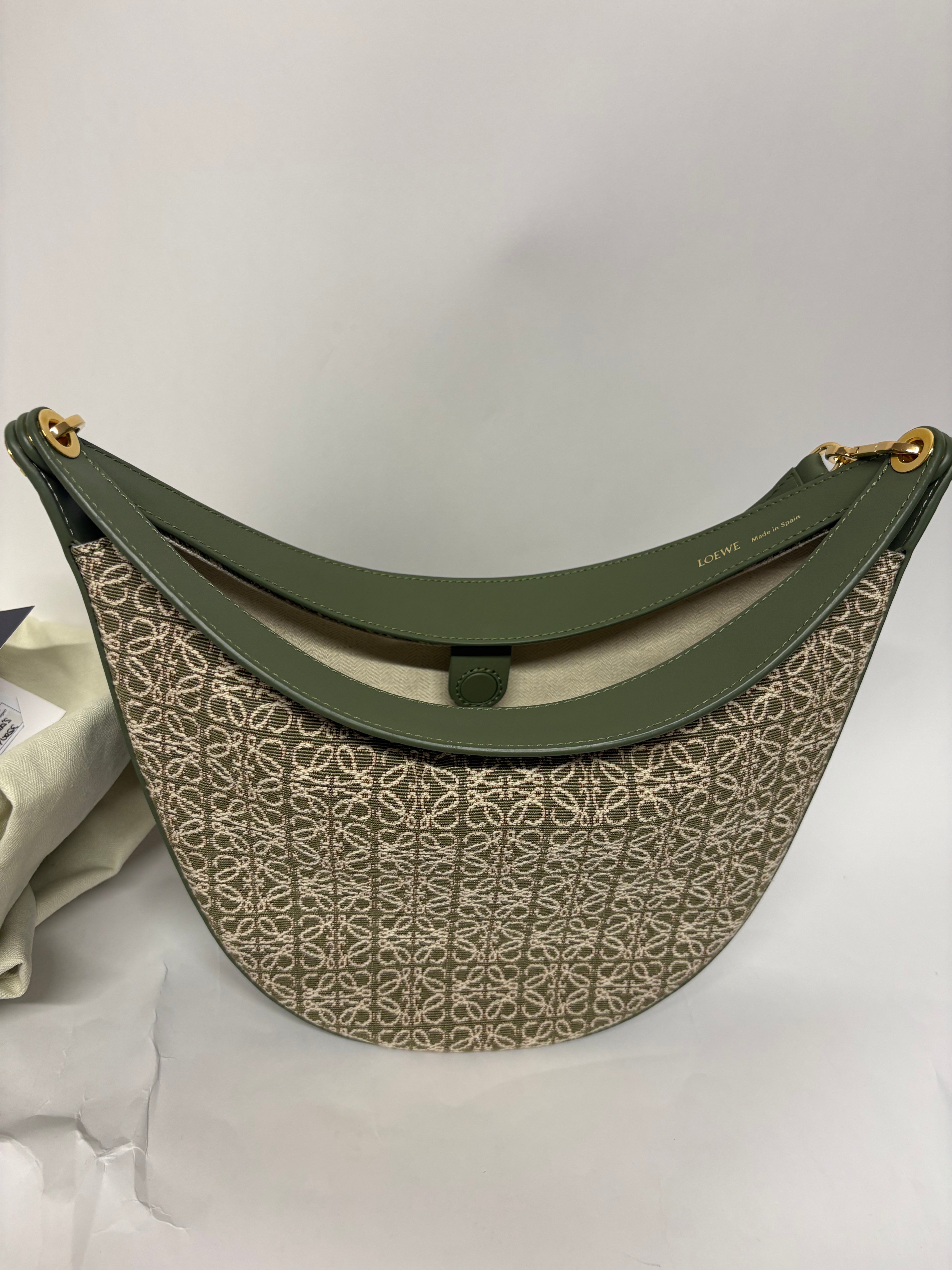 Loewe Luna Hobo Verde Anagrama